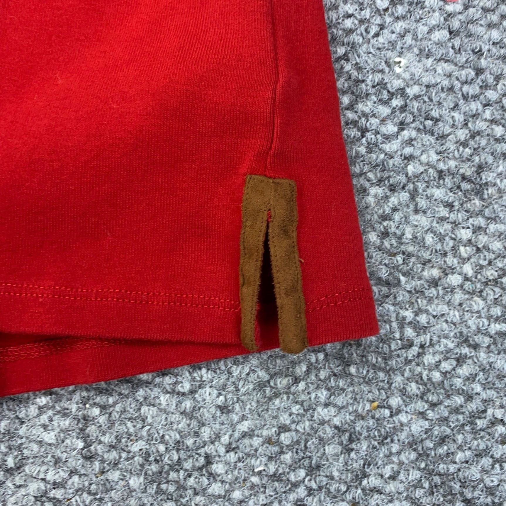 Ralph Lauren Lauren Ralph Lauren Womens Petite Small Red V-Neck Tunic 3/4 Sleeve Blouse Shirt Size S / US 4 / IT 40 - 7 Thumbnail