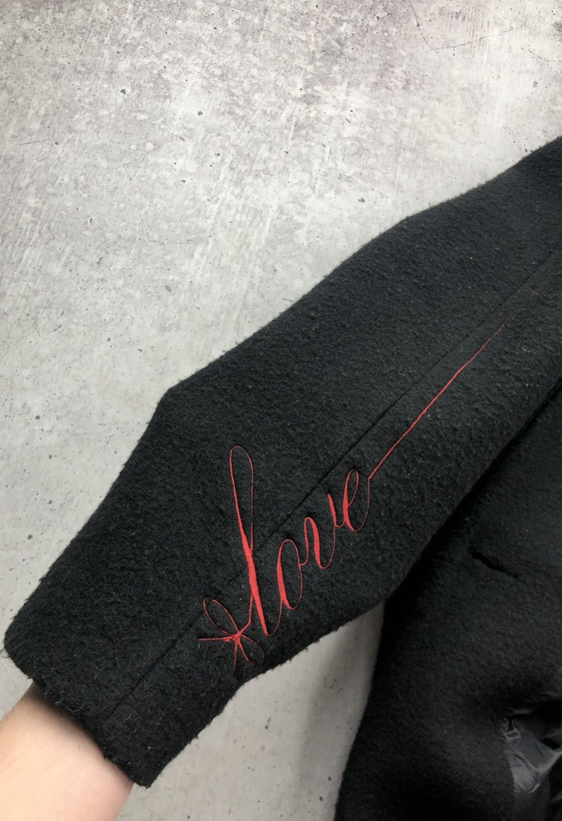 Love Moschino Love Moschino Womens Wool Blend Pea Coat Long Jacket Size M / US 6-8 / IT 42-44 - 6 Thumbnail