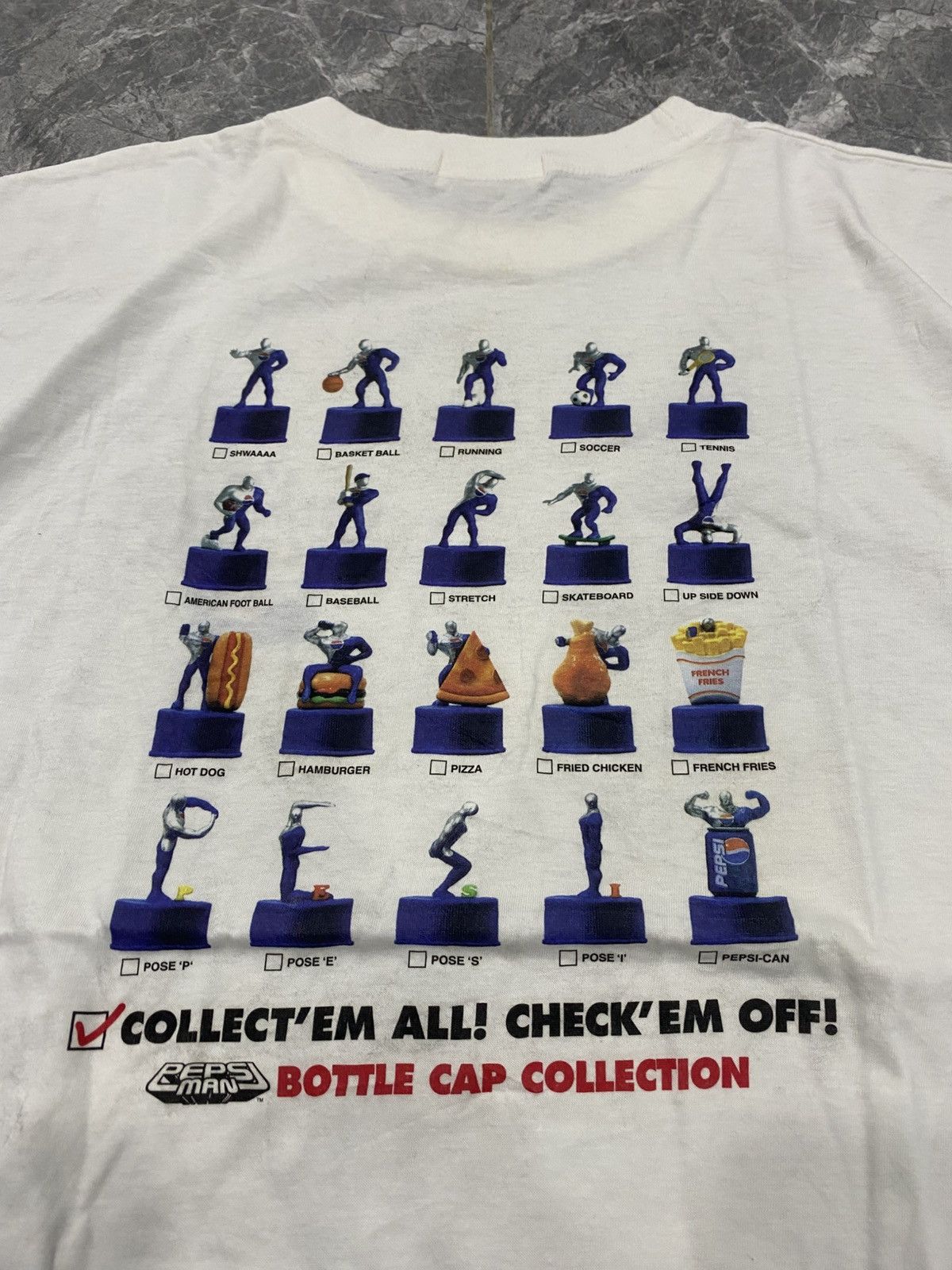 Pepsi × Vintage Vintage 1998 Pepsi Man Bottle Cap Collection Shirt Size US M / EU 48-50 / 2 - 3 Thumbnail