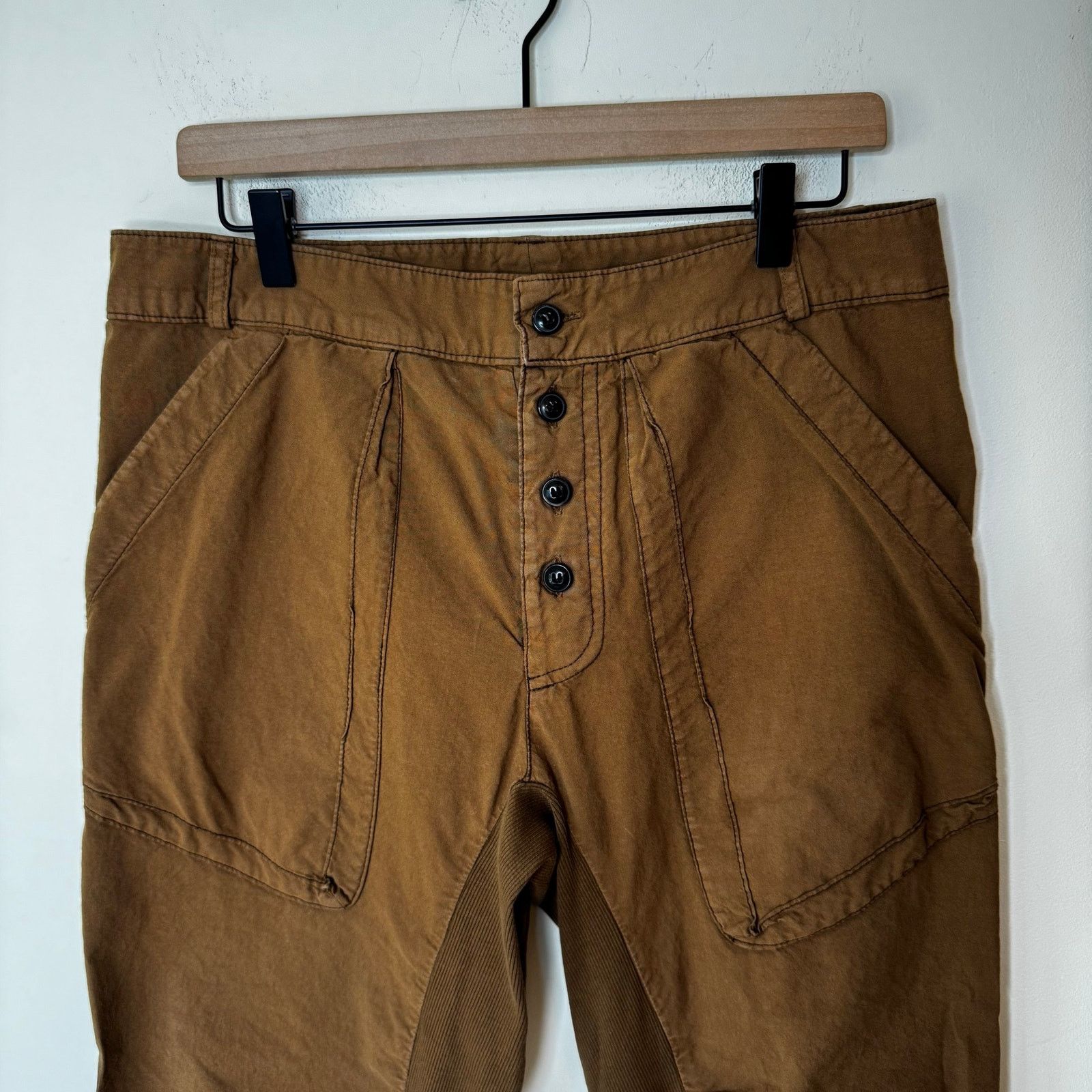 Other PRAIRIE UNDERGROUND Button Front Ribbed Pants Brown Medium Size 28" / US 6 / IT 42 - 2 Thumbnail