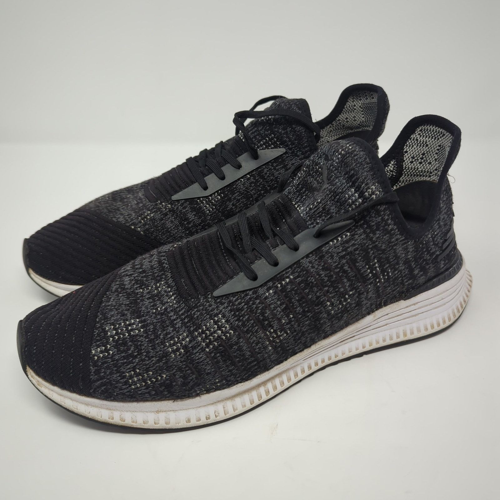 Puma PUMA AVID evoKNIT Mosaic Black Sneakers For Men 11.5 Size US 11.5 / EU 44-45 - 1 Thumbnail