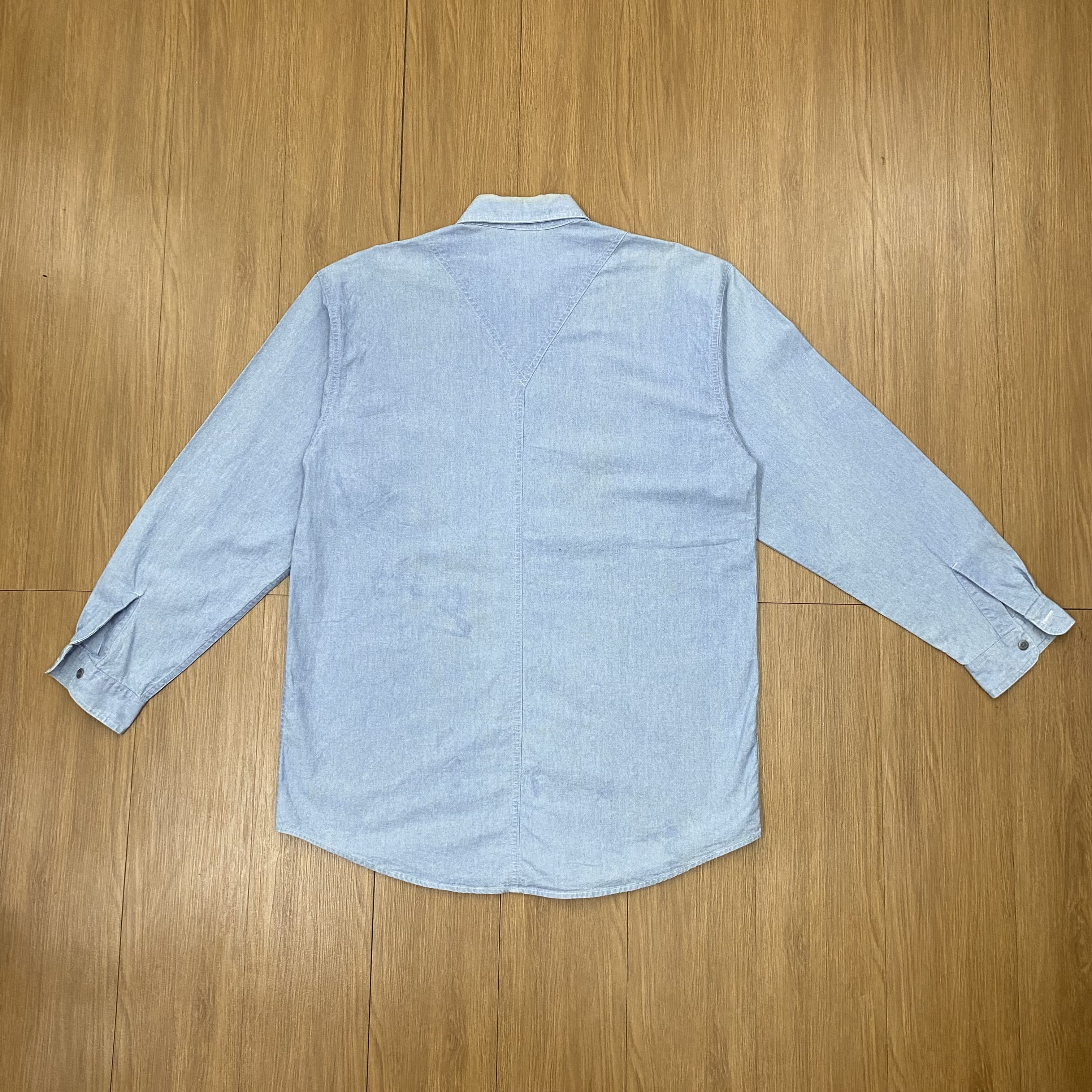 Vintage Vintage 90s Marvin Space Gear Embroidery Shirt CD167 Size US M / EU 48-50 / 2 - 2 Thumbnail