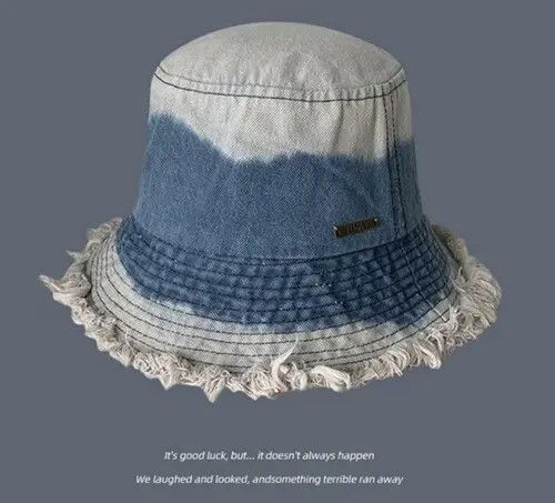 Japanese Brand Honjoh x Maezo Unisex Denim Bucket Hats Size ONE SIZE - 4 Thumbnail