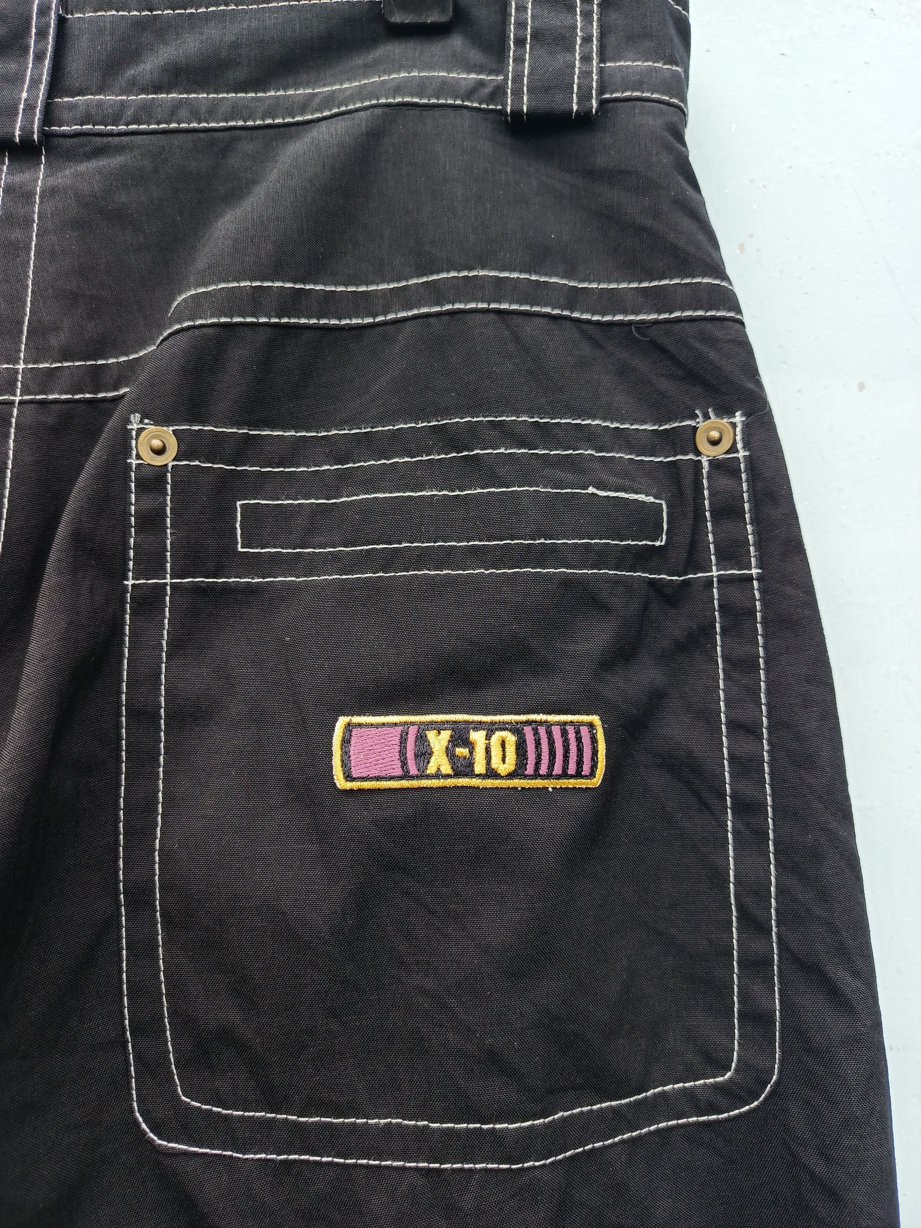 Japanese Brand X-10 black pants Size US 32 / EU 48 - 6 Thumbnail