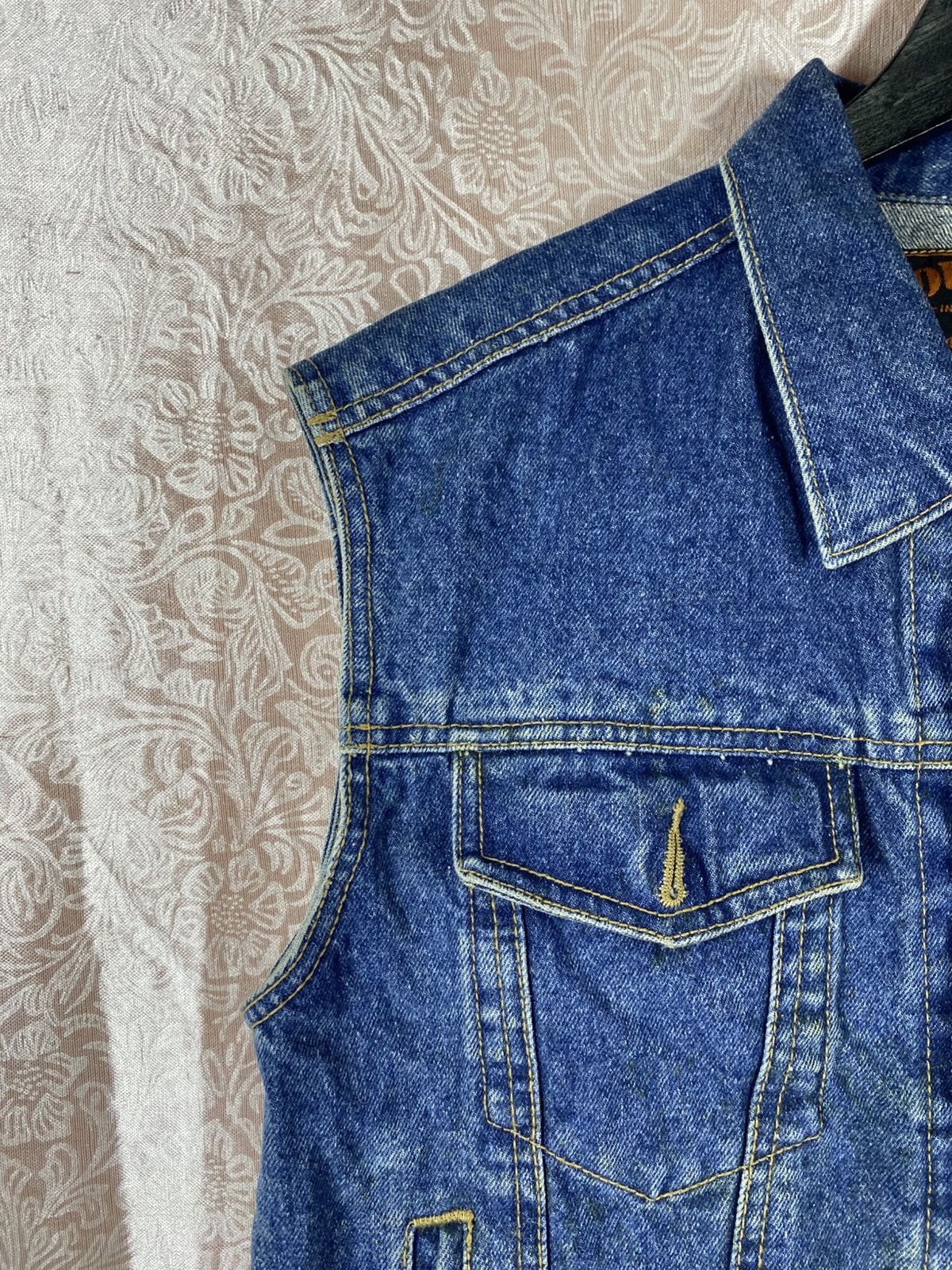 Japanese Brand Vintage Houston Denim Vest Workwear Trucker SleevelessJacket Size US M / EU 48-50 / 2 - 10 Thumbnail
