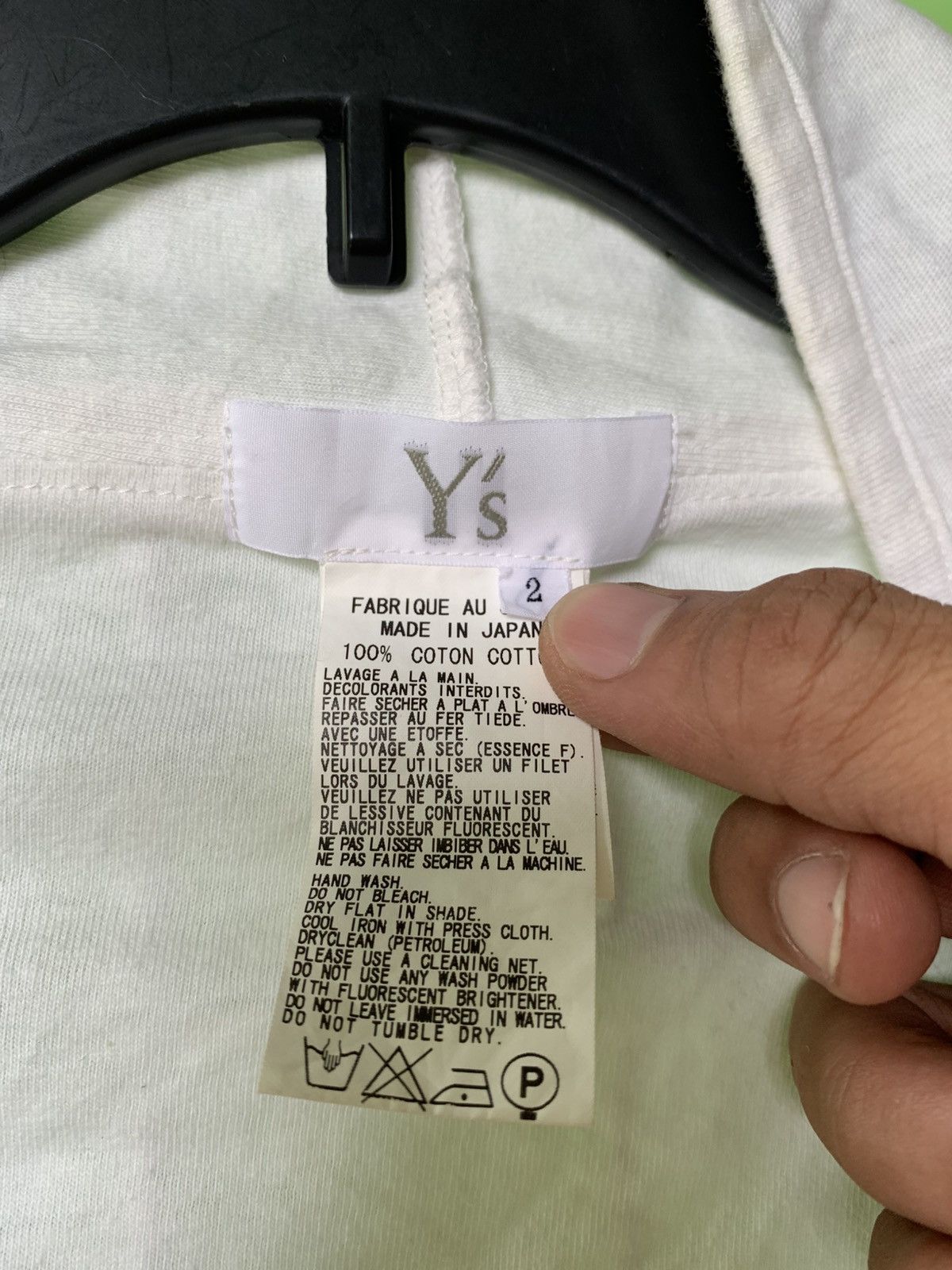 Yohji Yamamoto Yohji Yamamoto Y’s Short Sleeve Top Size US M / EU 48-50 / 2 - 4 Thumbnail
