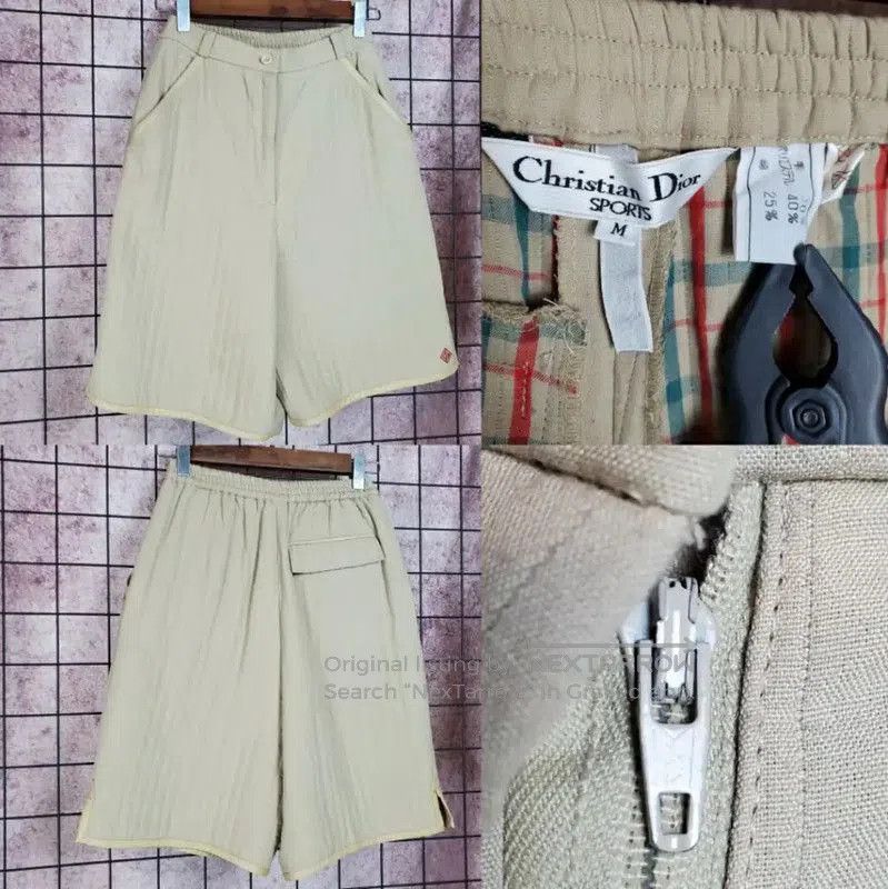 Dior Dior Khaki Wool Blend Logo Embroidered Pants . Size 24" / US 00 / IT 34 - 3 Thumbnail