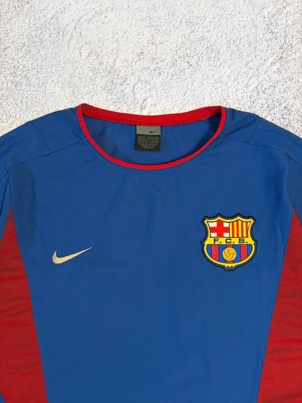 Nike FC Barcelona 2002 Training Shirt Nike Vintage Jersey Size US L / EU 52-54 / 3 - 4 Thumbnail
