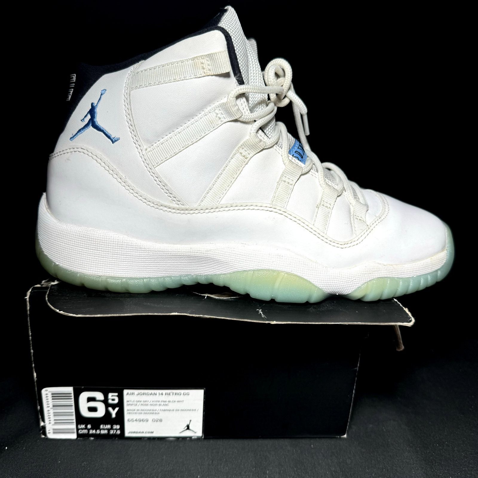 Size 6.5 - Nike Air Jordan 11 BG Legend Blue 2014 Shoes