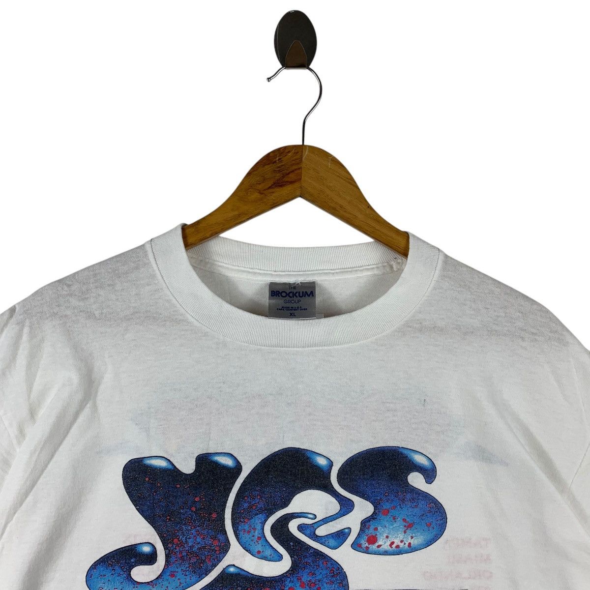 Brockum Vintage 90s YES UNION CONCERT World tour 1991 band tees Size US XL / EU 56 / 4 - 2 Thumbnail
