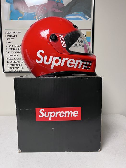 Supreme Supreme Simpson red street bandit Helmet FW16 | Grailed