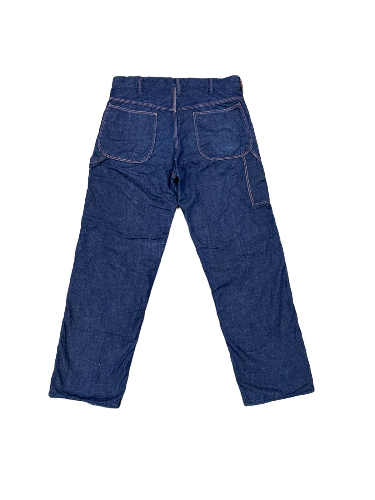 Japanese Brand Orslow Carpenter Blanket Lining Pants Size US 34 / EU 50 - 13 Thumbnail