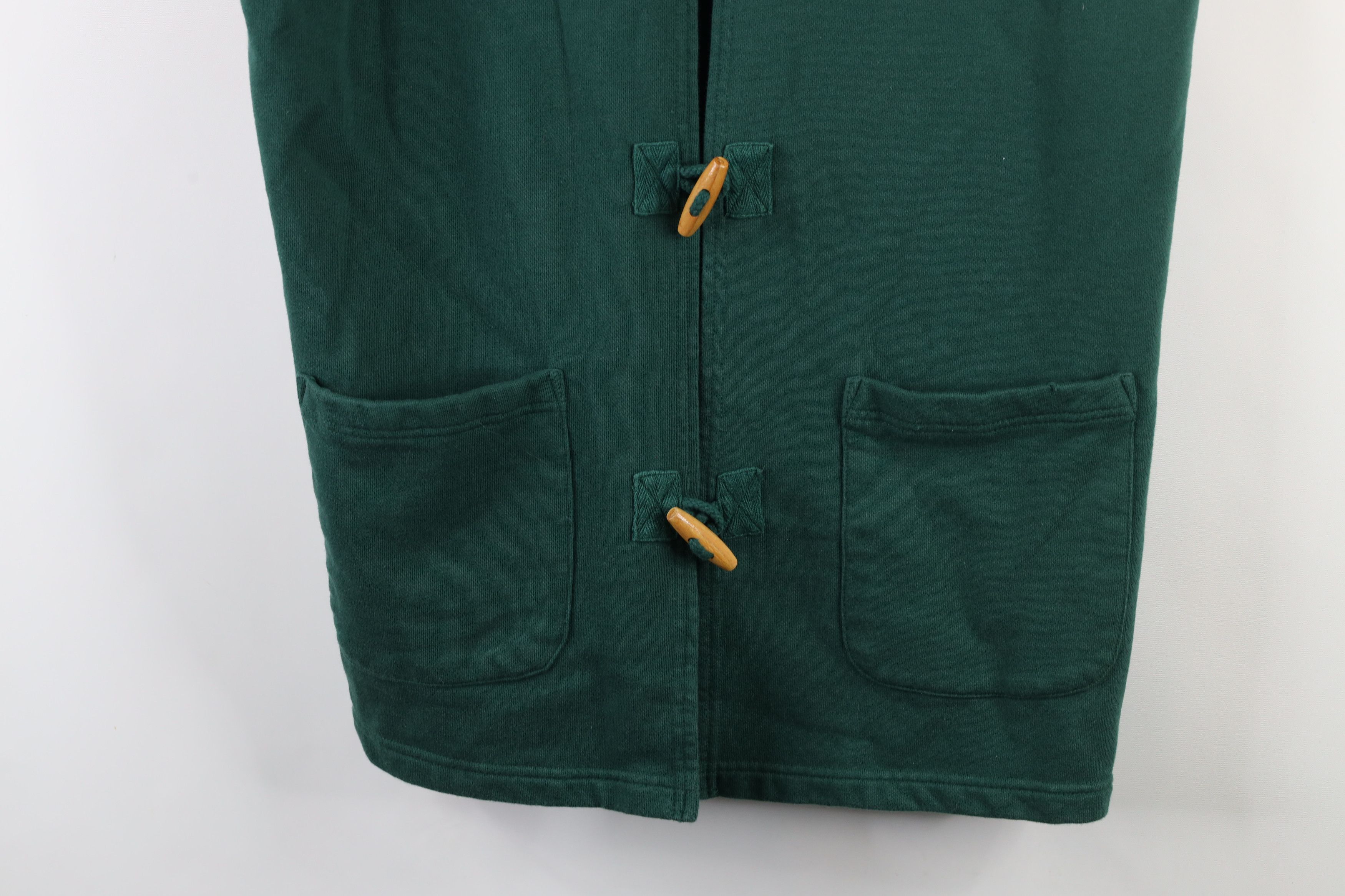 Vintage Vintage 90s Streetwear Baggy Toggle Button Vest Sweatshirt Size L / US 10 / IT 46 - 3 Thumbnail