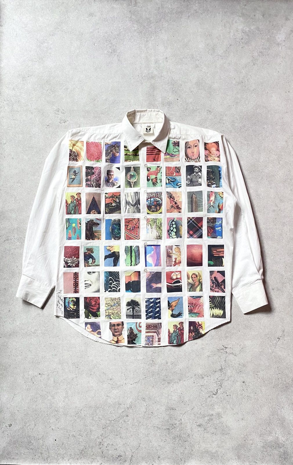Japanese Brand Vintage Hey Max C 1984 Lookbook graphic print shirt button Size US S / EU 44-46 / 1 - 1 Thumbnail