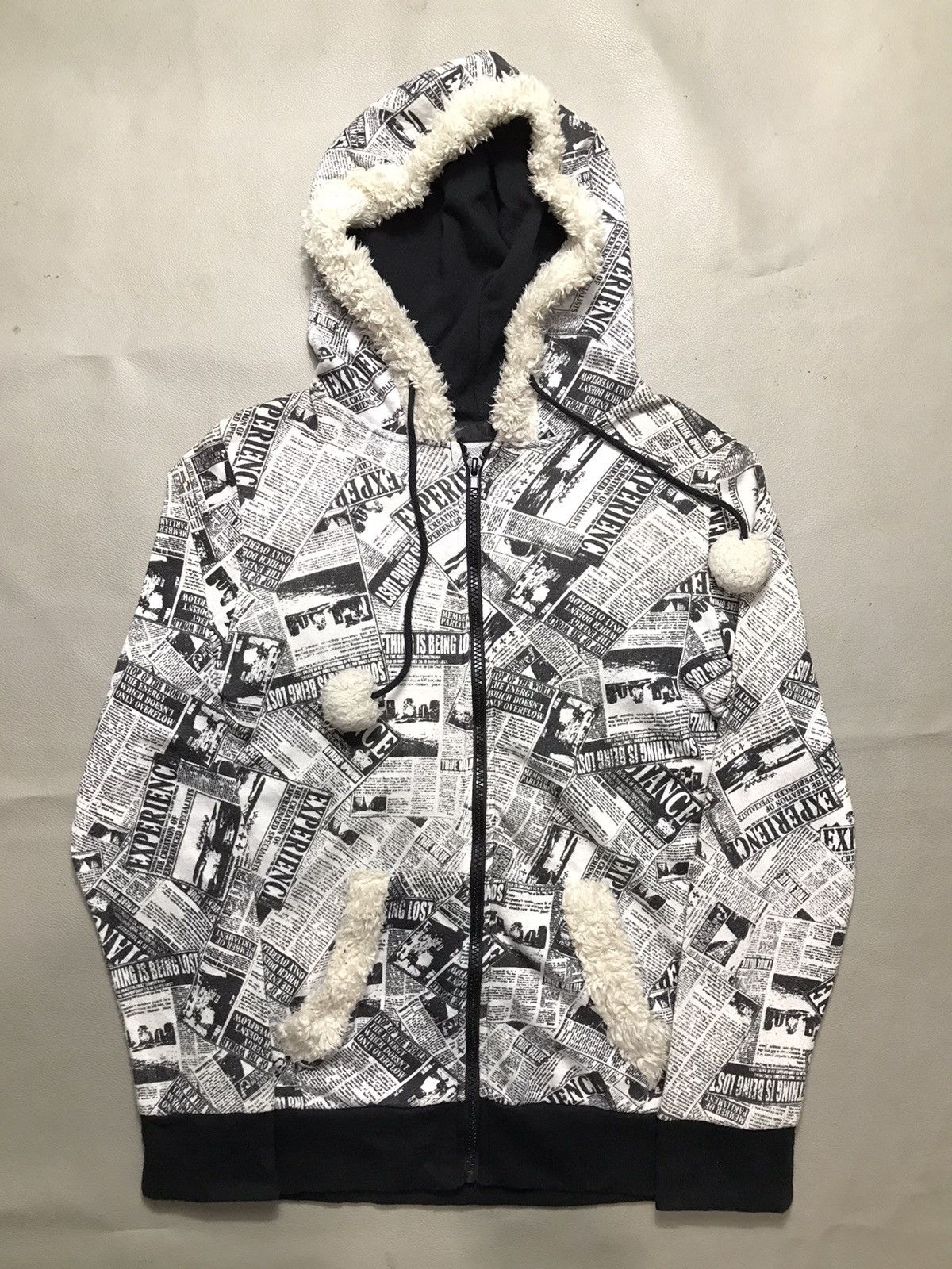 Hysteric Glamour Spinkle Fur Hoodie magazine printed styled Size US M / EU 48-50 / 2 - 1 Thumbnail
