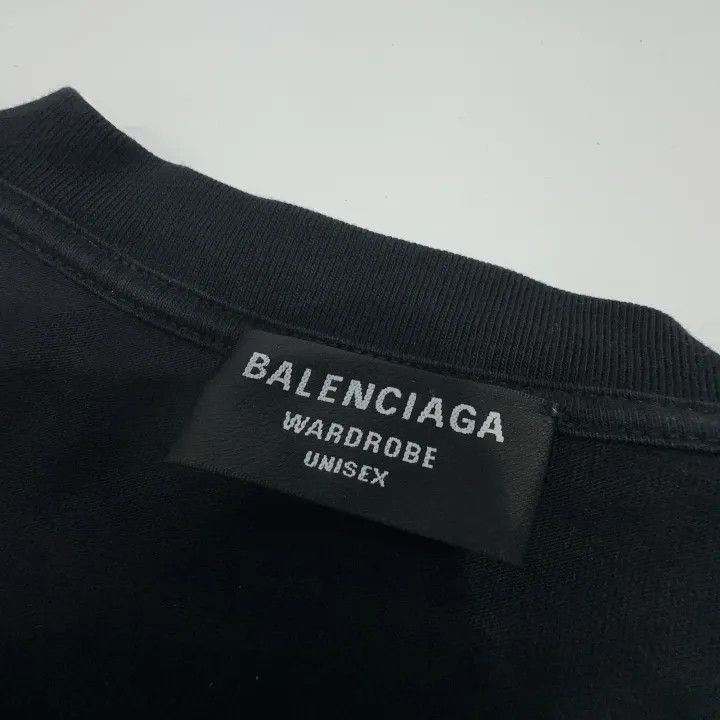 Balenciaga Balenciaga Balenciaga Black Logo Short Sleeve TShirt -2507 Size US S / EU 44-46 / 1 - 6 Thumbnail
