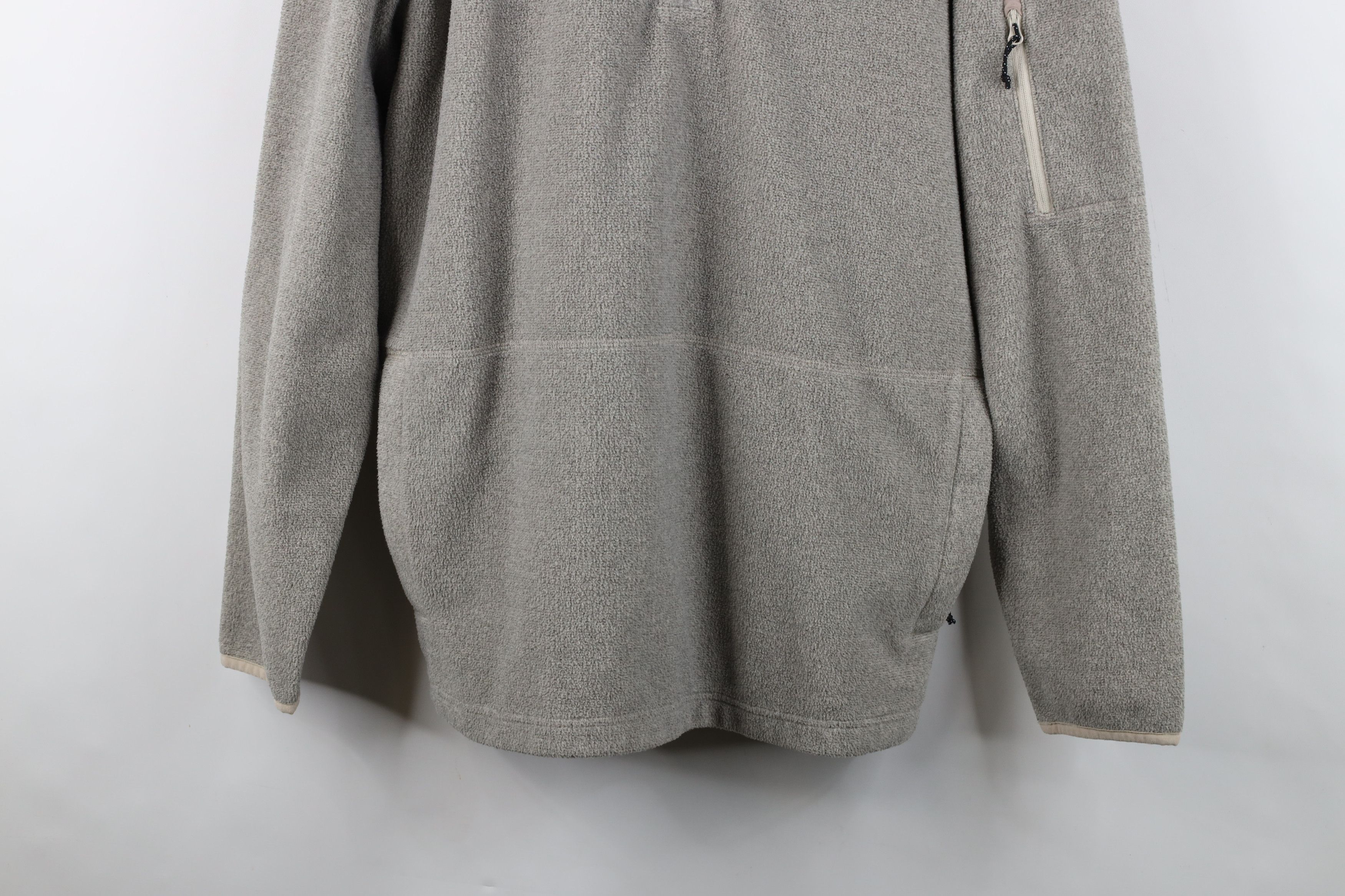 Vintage Huk Fishing Spell Snap Button Fleece Pullover Sweater Beige Size US L / EU 52-54 / 3 - 3 Thumbnail