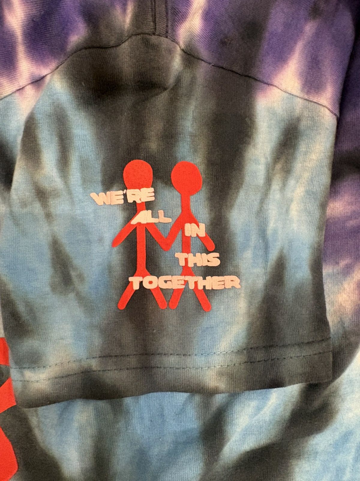 Travis Scott 2019 Astroworld Festival Tie Dye T-shirt Size US S / EU 44-46 / 1 - 3 Thumbnail
