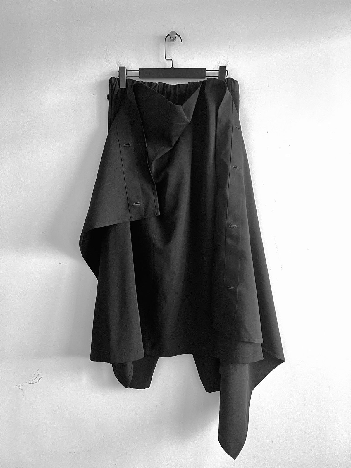 Yohji Yamamoto Yohji Yamamoto - W/Gabardine Layer Wrap Pants Size US 32 / EU 48 - 4 Thumbnail