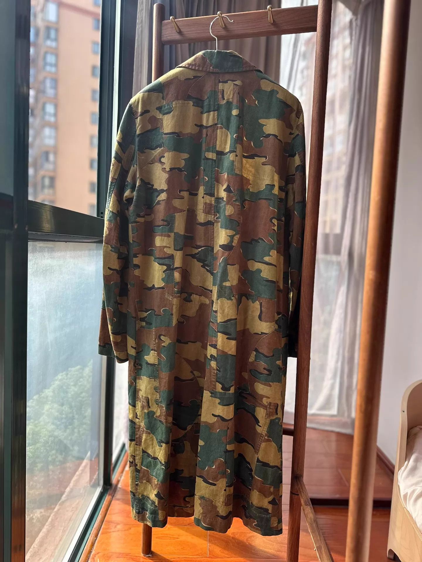 Dries Van Noten DVN Runway Trench Coat S 98 New Cotton-Linen Color Size US S / EU 44-46 / 1 - 3 Thumbnail