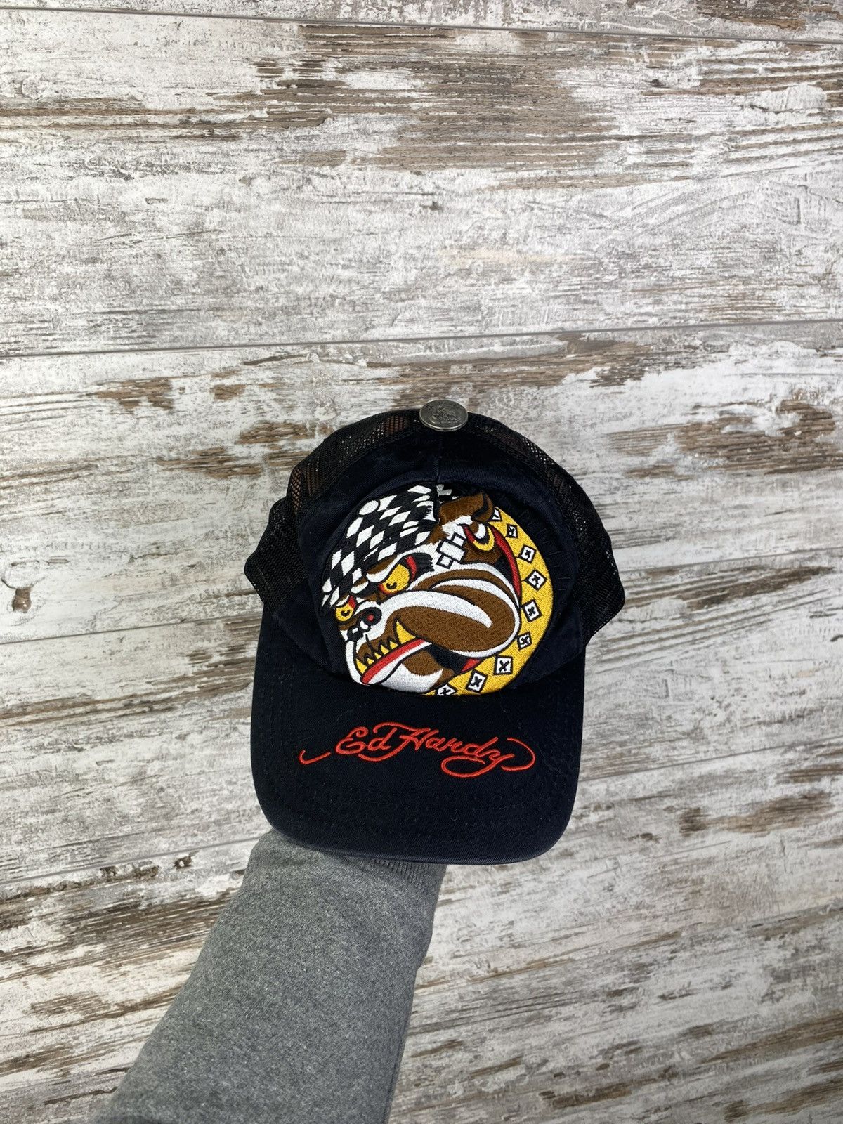 Christian Audigier × Ed Hardy × Vintage Mens Vintage Ed Hardy by Christian Audigier cap hats japan Size ONE SIZE - 1 Thumbnail