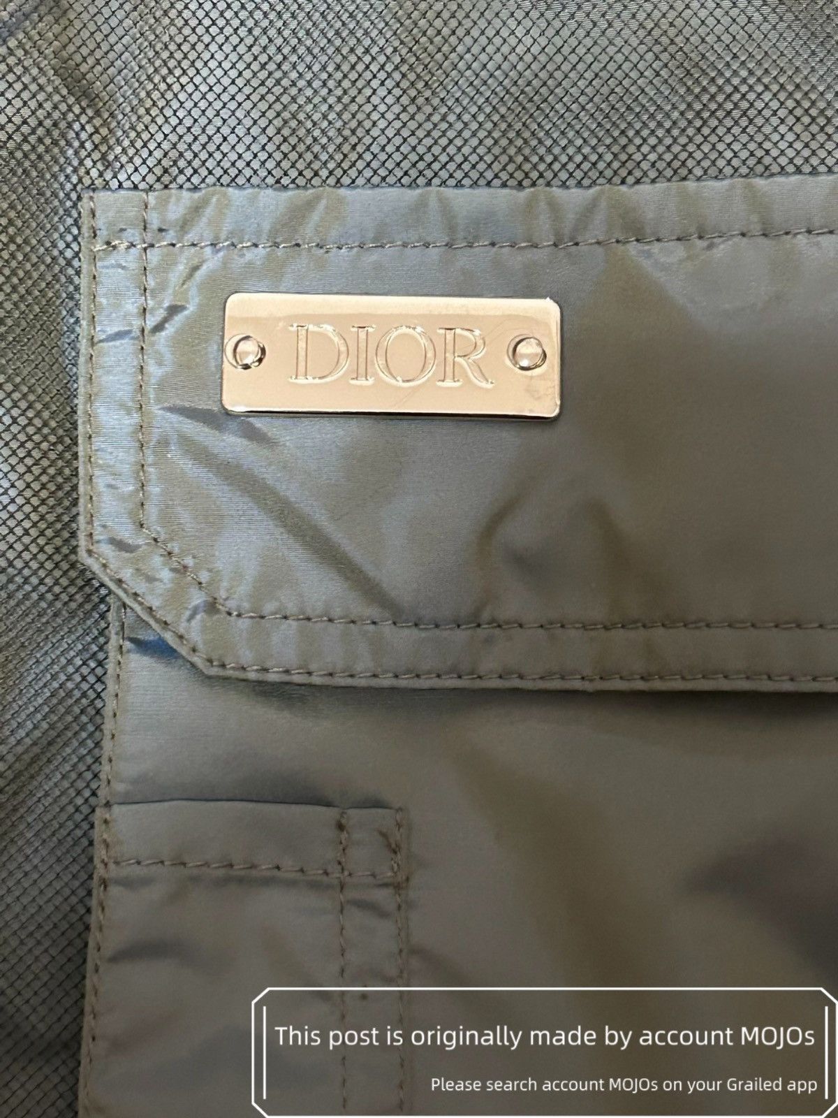 Dior Sz 50 Dior Nylon Light Wind Stopper Mountain Jacket mojos113 Size US M / EU 48-50 / 2 - 2 Thumbnail