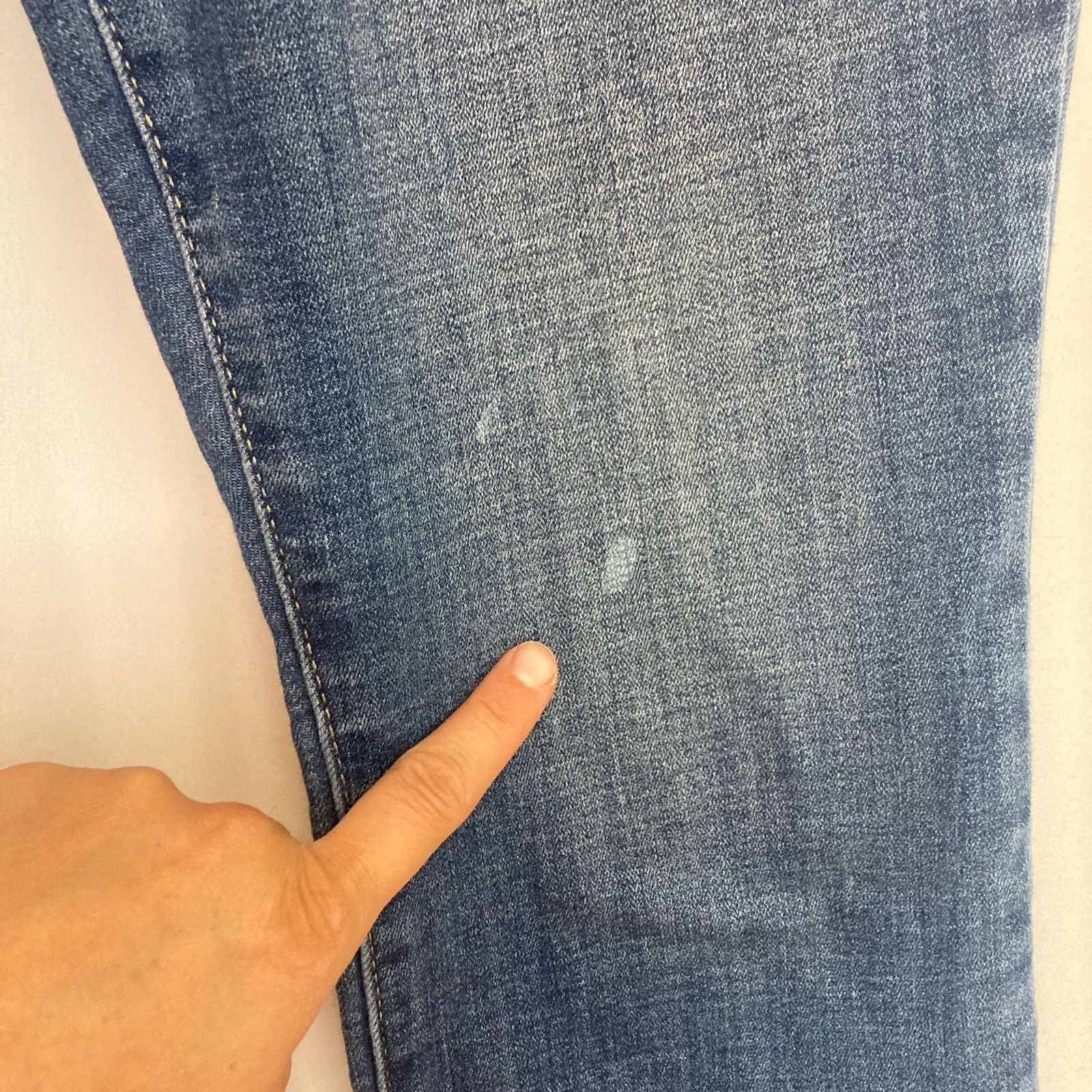 Lucky Brand Lucky Brand Ava Blue Denim Mid Rise Skinny Ankle Jeans Size 30" / US 8 / IT 44 - 6 Thumbnail