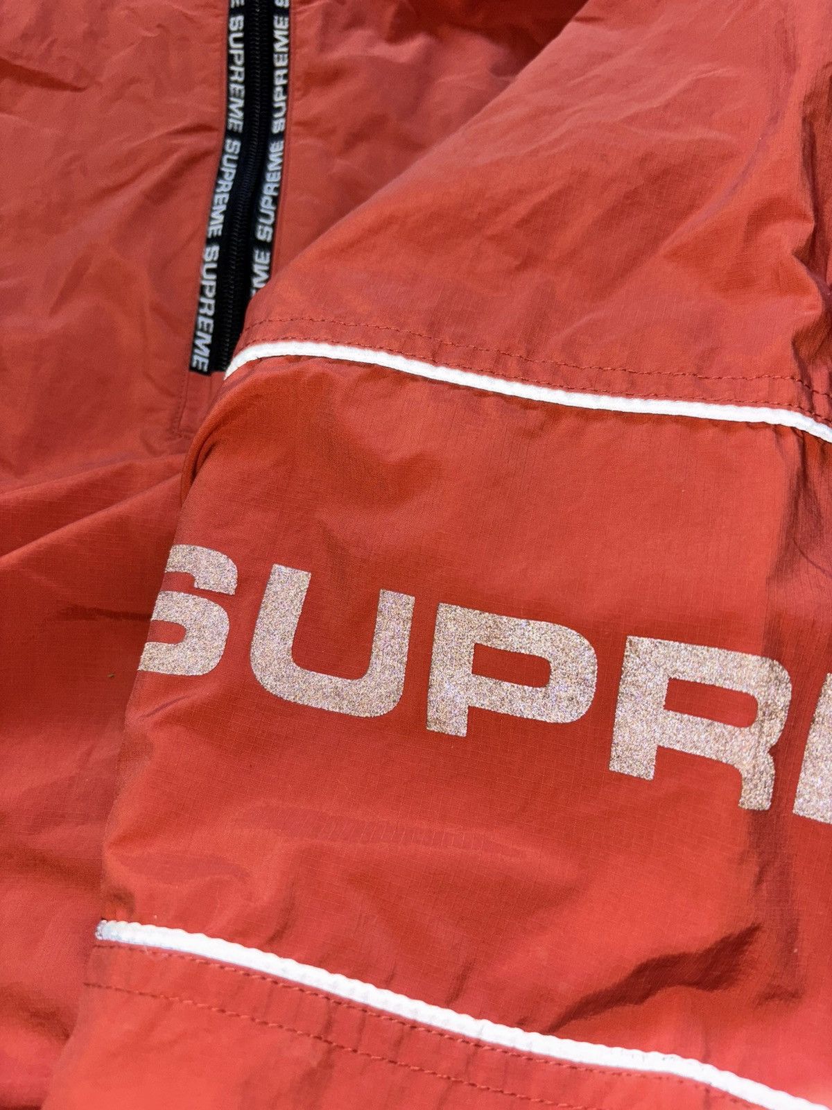 Supreme CRAZY SUPREME HANORAC With a reflective logo Size US M / EU 48-50 / 2 - 17 Thumbnail