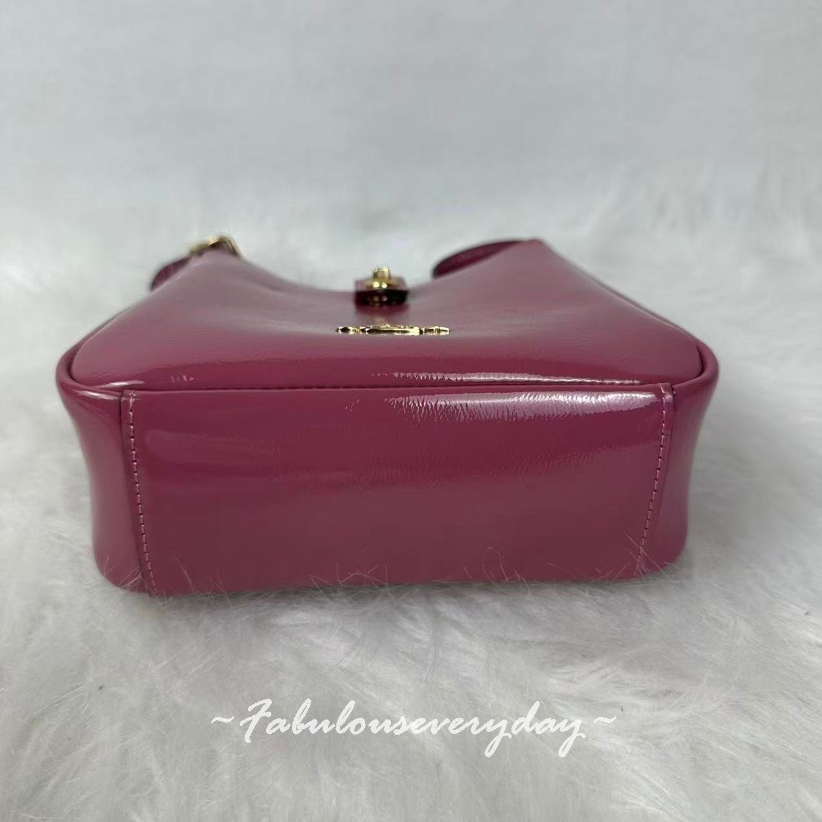 Coach COACH Hadley Mini Crossbody Bag Shoulder Leather/Gold/Azelia Size ONE SIZE - 7 Thumbnail