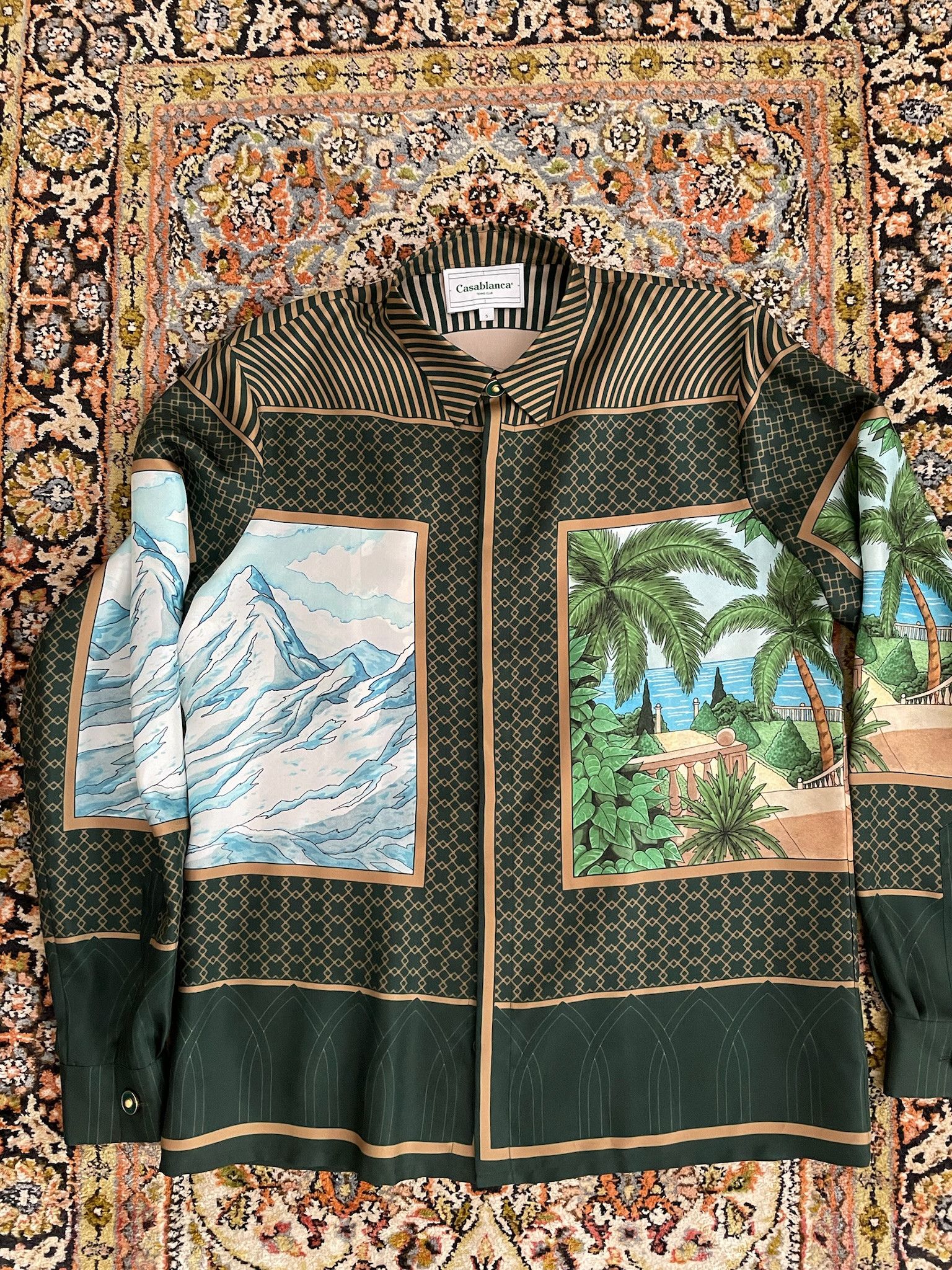 Casablanca Casablanca Silk Shirt Size US S / EU 44-46 / 1 - 7 Thumbnail