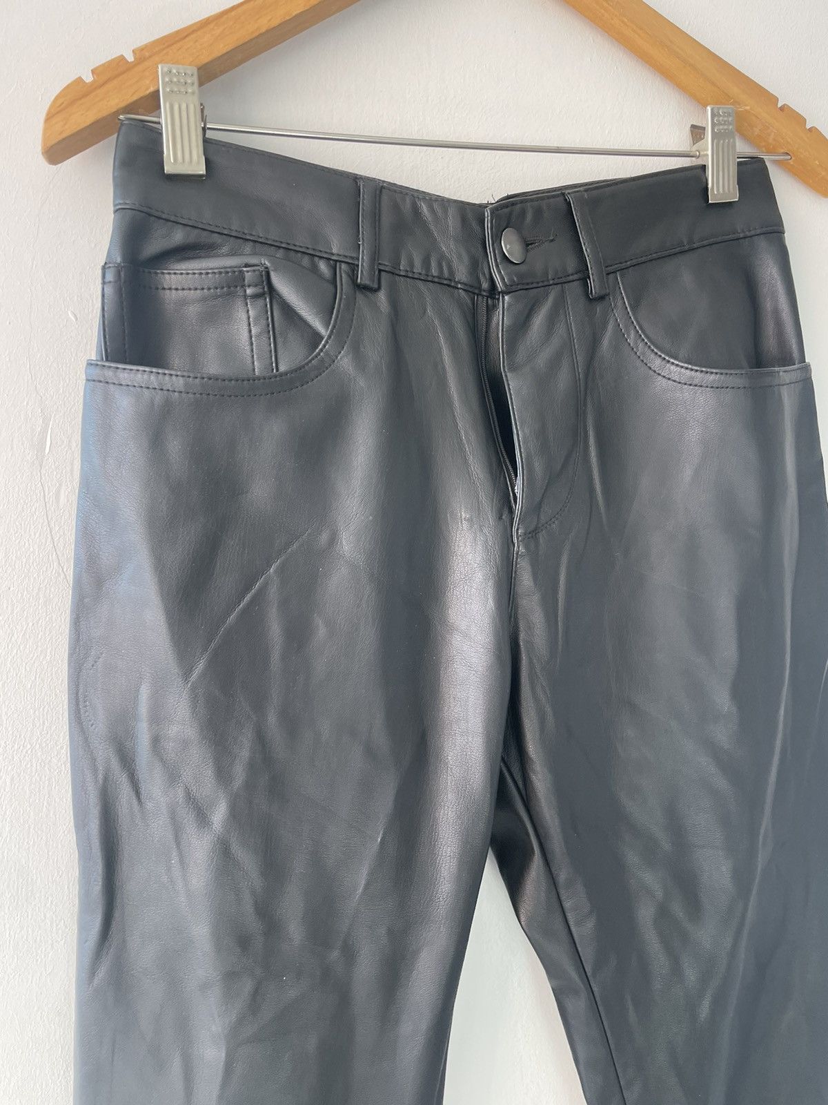 Vintage Vintage leather trousers Size 25" / US 0 / IT 36 - 9 Thumbnail