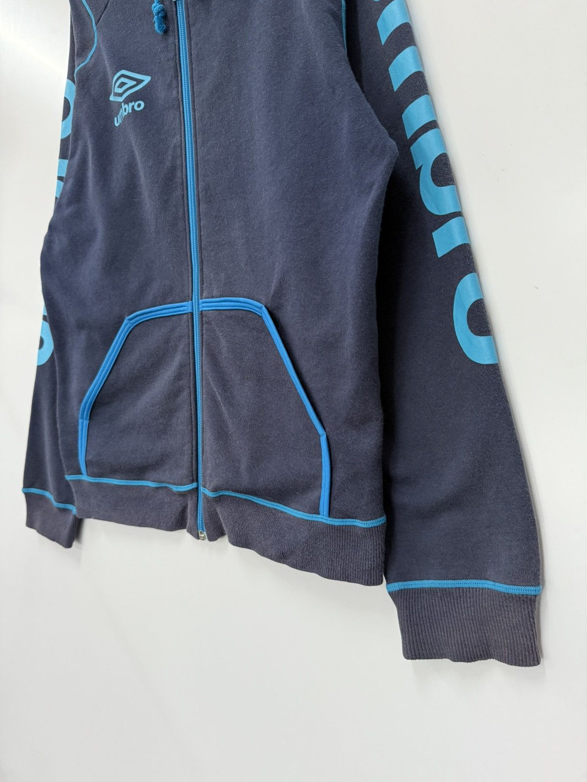 Umbro × Vintage Umbro trainer Sweat Zipper Hoodie Size US M / EU 48-50 / 2 - 2 Thumbnail
