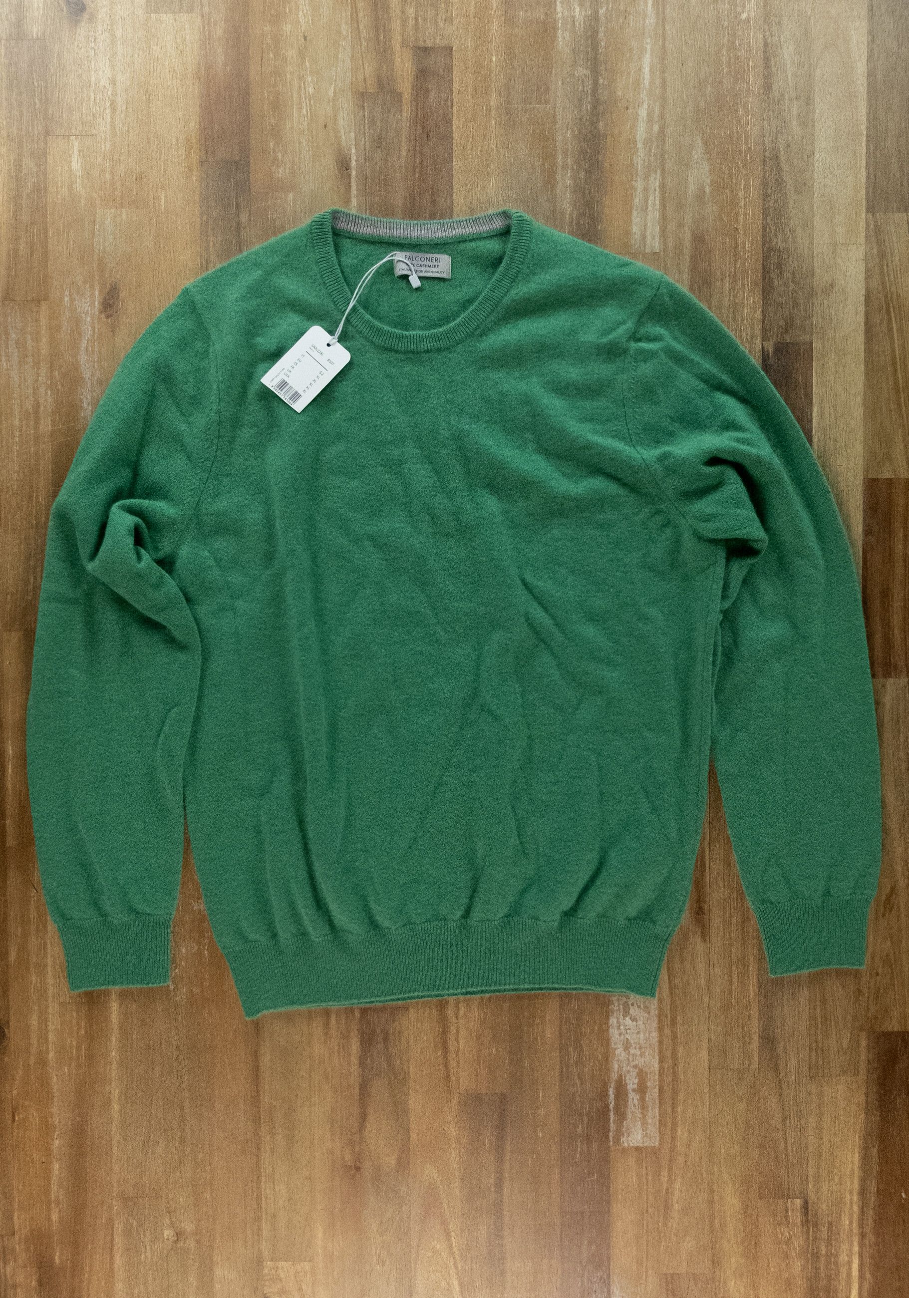 Other FALCONERI green cashmere crewneck sweater XL Size US XL / EU 56 / 4 - 1 Thumbnail