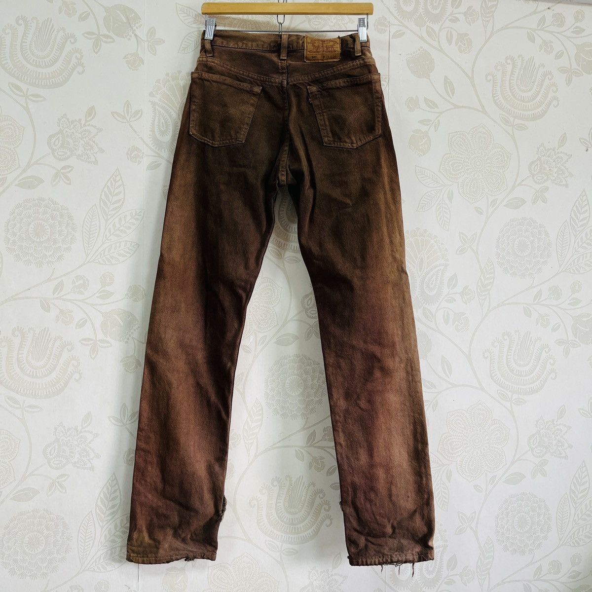 Levi's Vintage Clothing Distressed Vintage Levis 501 Buttonfly Faded Jeans Size US 29 - 5 Thumbnail