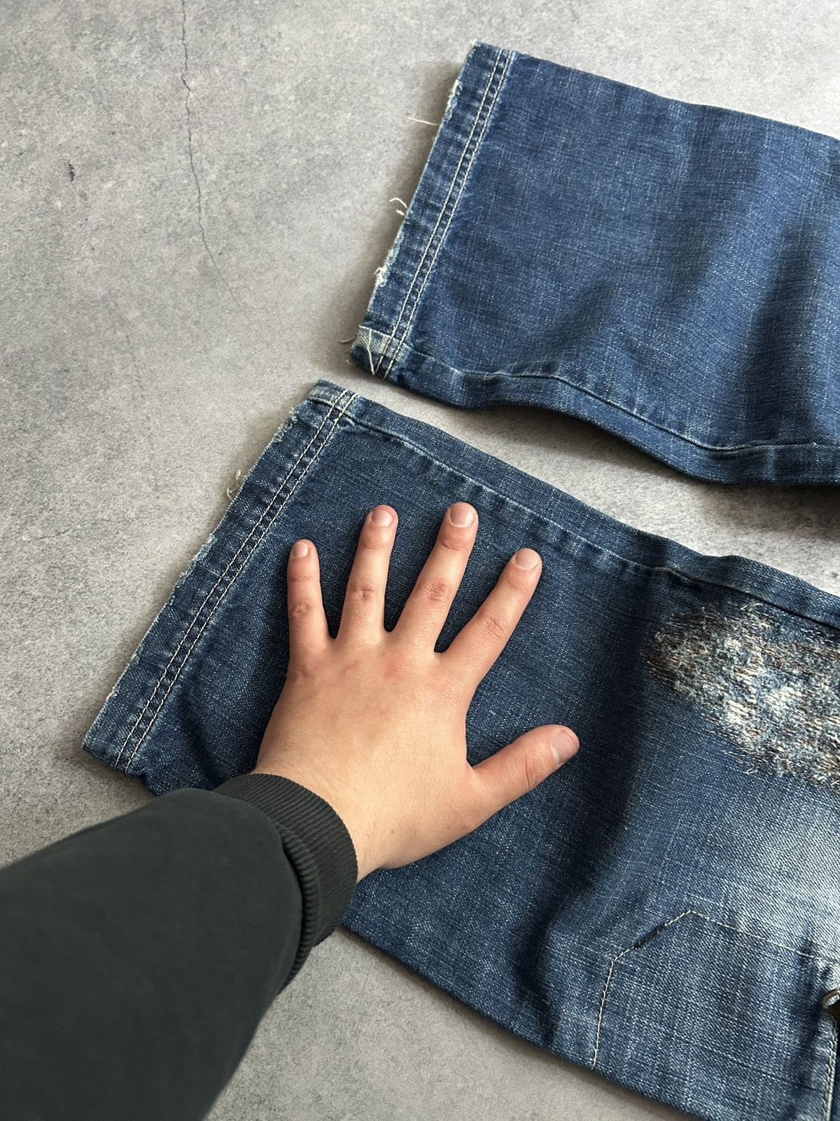 Japanese Brand Clink Jeans London Distressed baggy y2k jeans Size US 27 - 6 Thumbnail