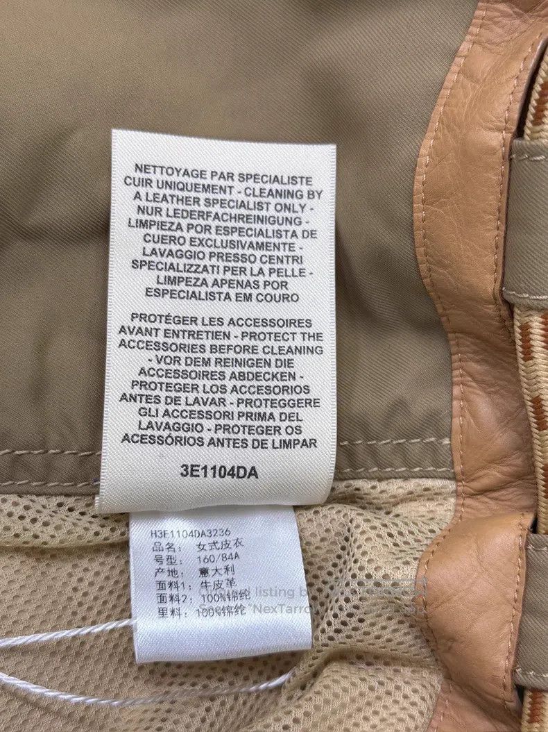 Hermes Hermes Short Color-Blocked Leather Jacket Size XS / US 0-2 / IT 36-38 - 7 Thumbnail