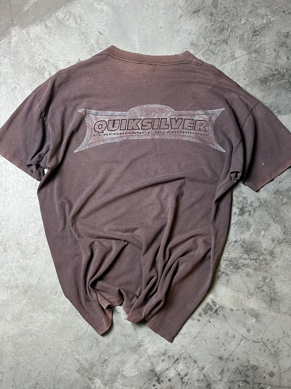 Quiksilver Vintage 1990s Quiksilver Faded single stitch Size US XL / EU 56 / 4 - 6 Thumbnail