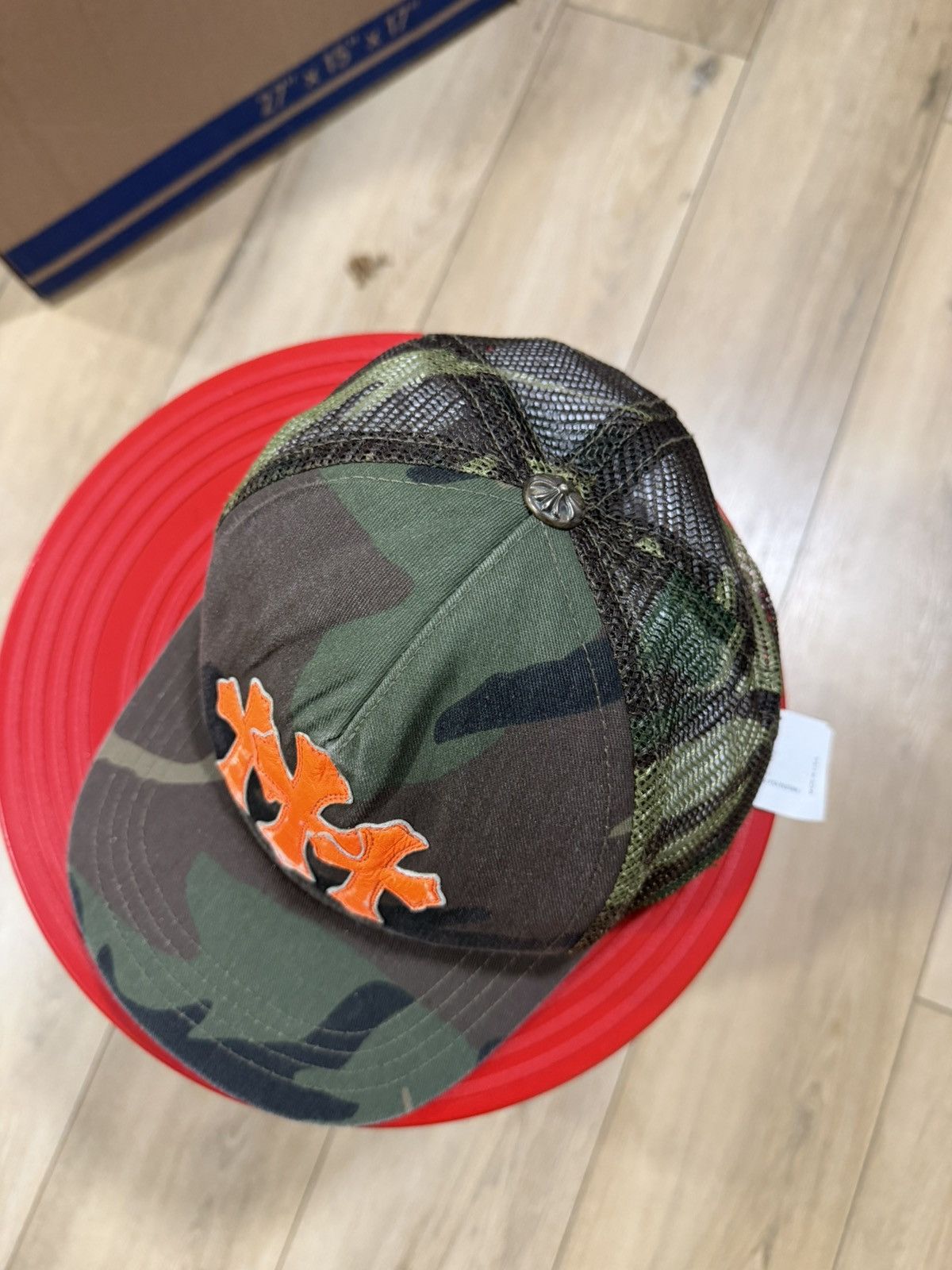 Chrome Hearts Chrome hearts vintage triple cross camo patch hat Size ONE SIZE - 4 Thumbnail