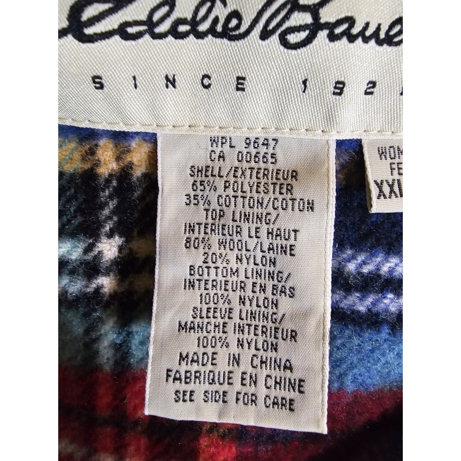 Eddie Bauer VINTAGE Eddie Bauer Parka Wool Blanket Lined Hooded Mountain Cream Womens 2XL Coat / Jacket 90s Outdoor Winter Womens Size XXL / US 16-18 / IT 52-54 - 6 Thumbnail