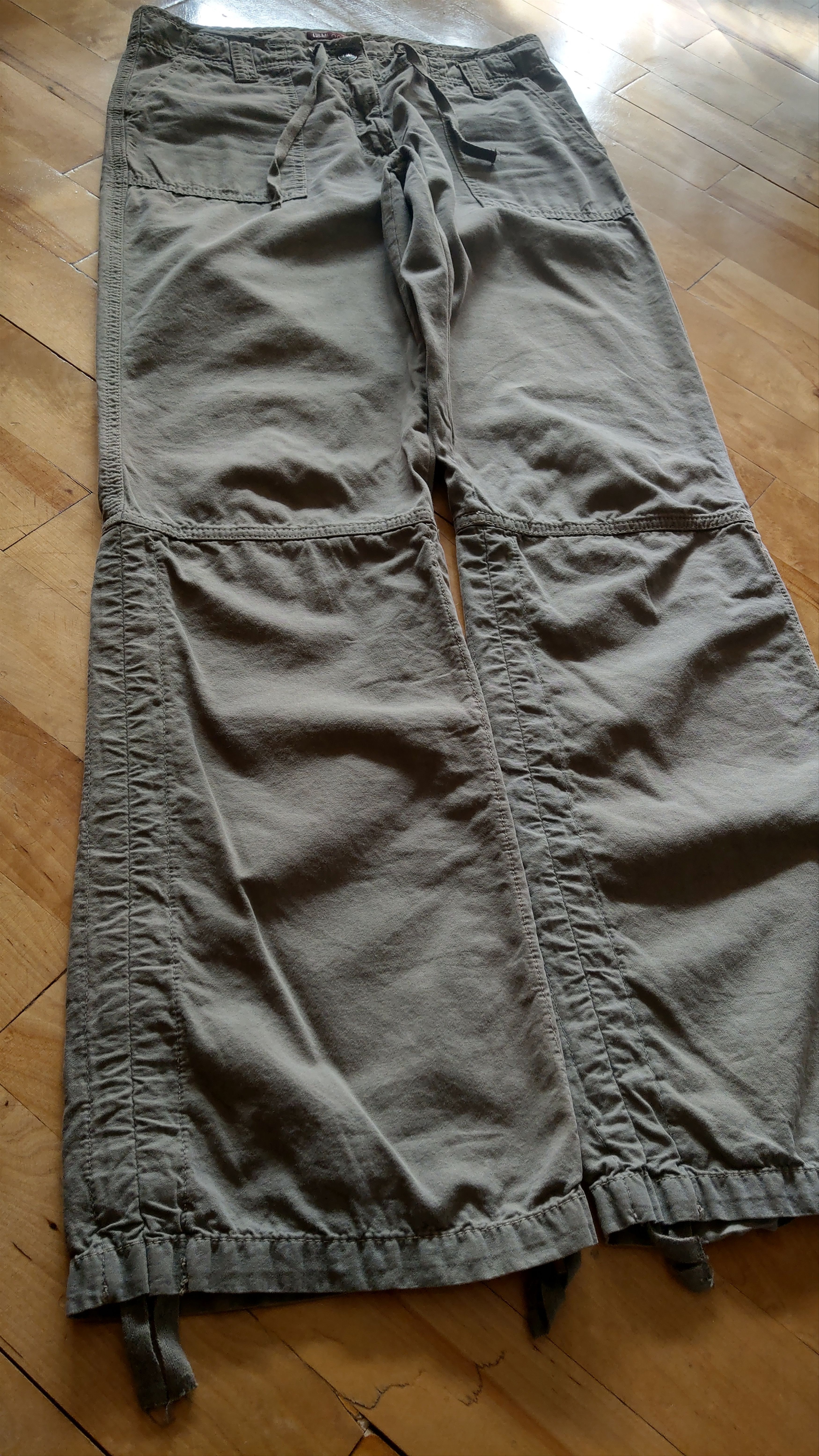 Vintage Vintage 90s Cargos Baggy Raver Pants y2k Opium Techno Fairy Size 25" / US 0 / IT 36 - 4 Thumbnail