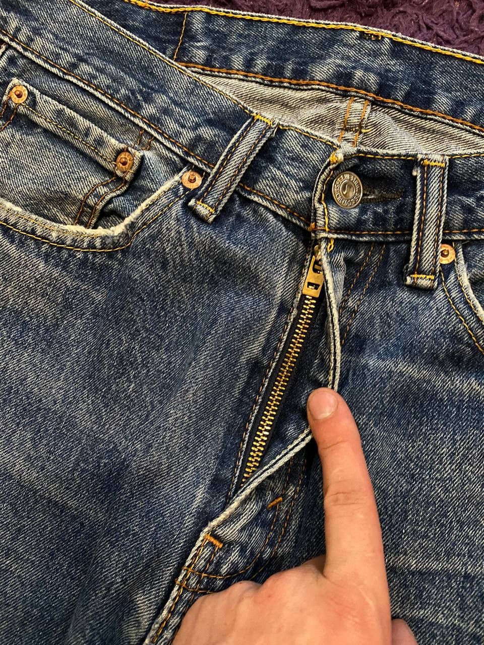 Levi's Vintage distressed jeans Y2K Levi's 505 W32 streetwear Size US 32 / EU 48 - 8 Thumbnail