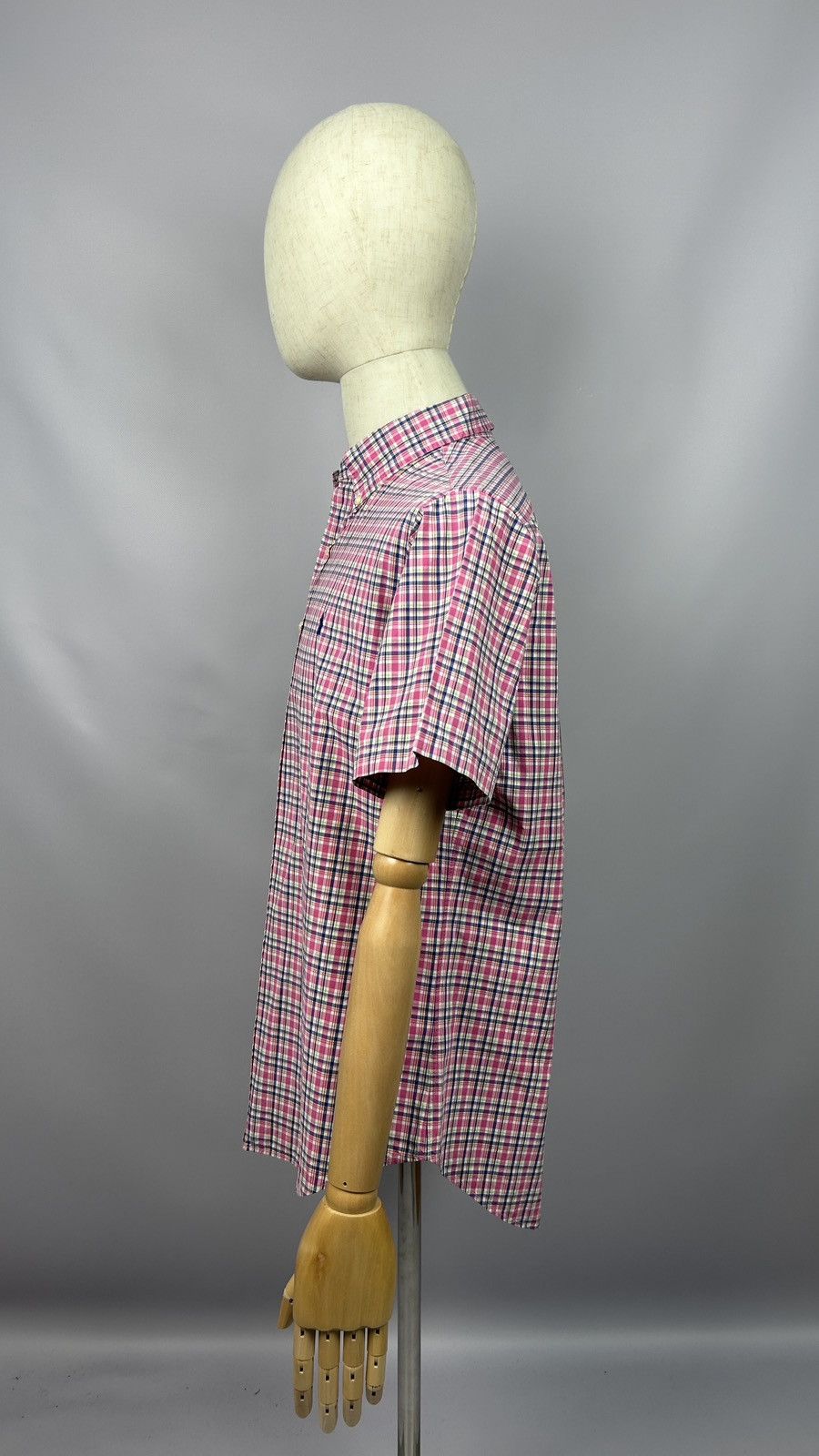 Polo Ralph Lauren Polo Ralph Lauren Check Pink Multicoloured S/S Shirt Size US L / EU 52-54 / 3 - 4 Thumbnail