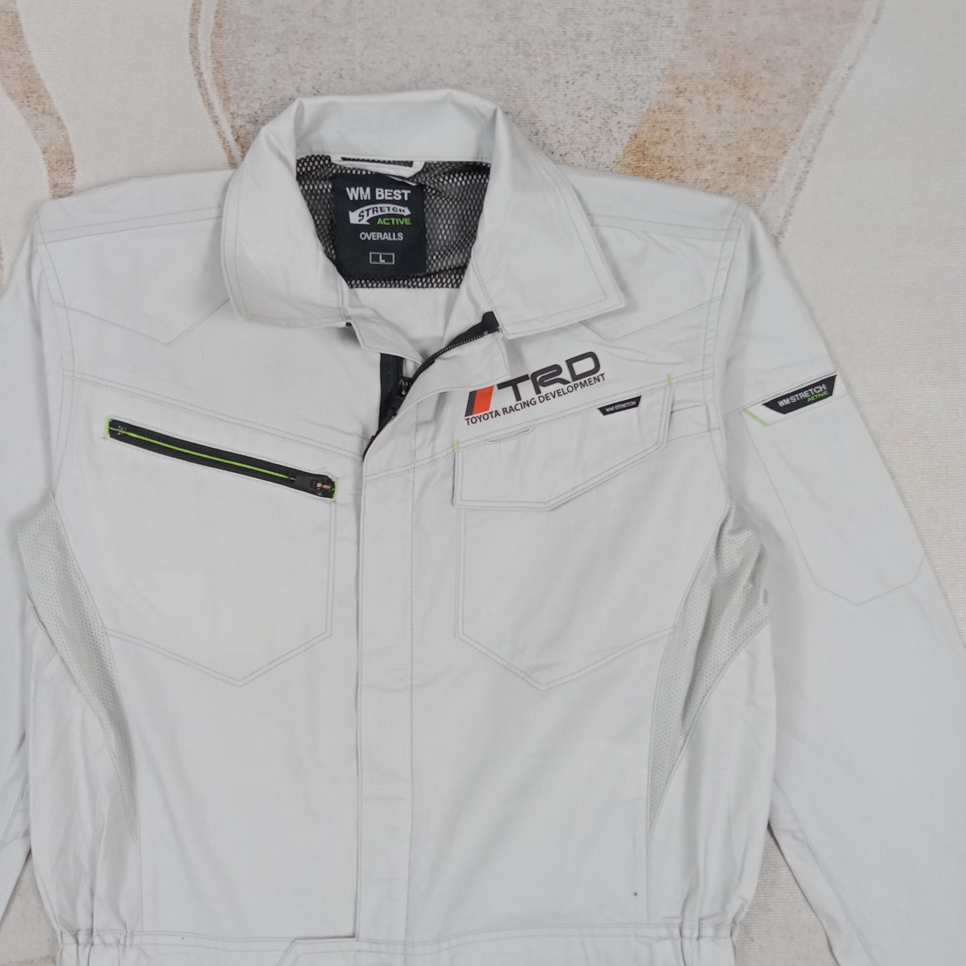 Japanese Brand TRD Toyota Racing Motorsports Custom Coverall Jacket C286N17 Size US M / EU 48-50 / 2 - 5 Thumbnail