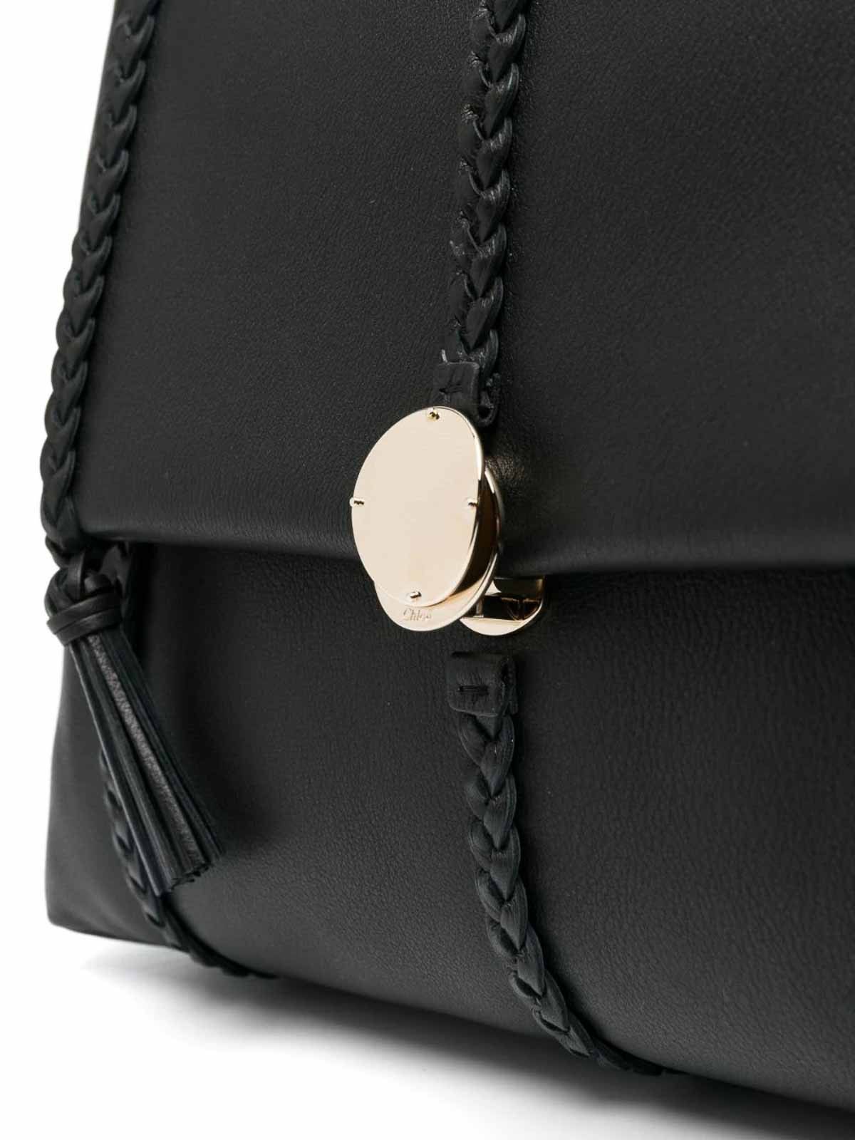 Chloe o1loc1c0325 Size: OS / CHC23 Penelope Large Bag in Black Size ONE SIZE - 3 Thumbnail