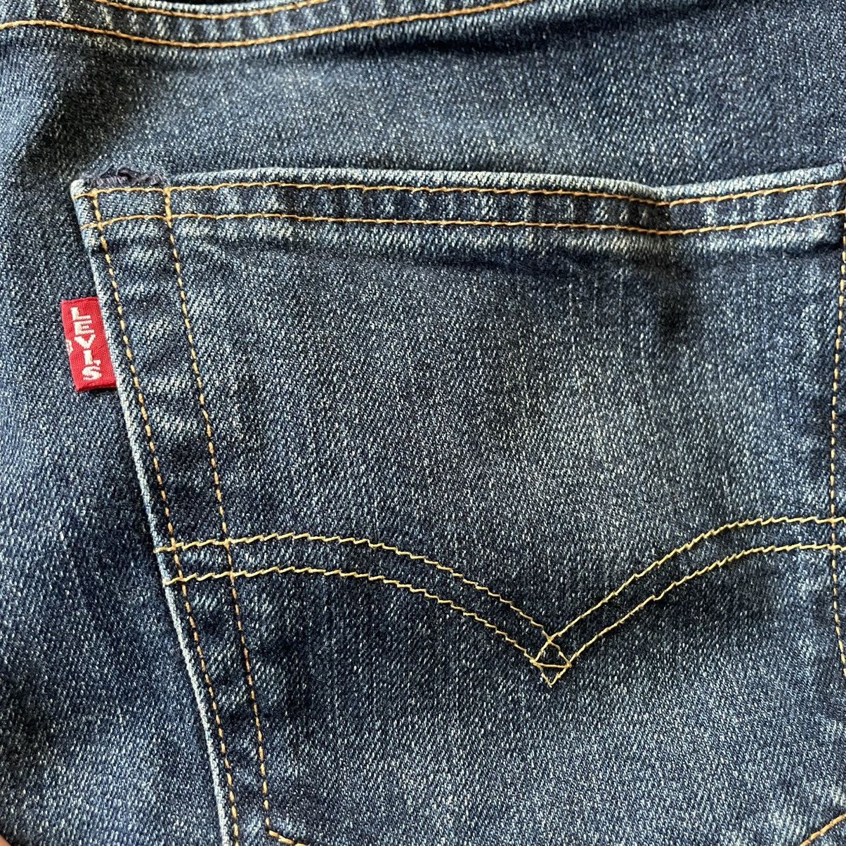 Levi's 🔥Vintage Levis 505 Big E Stoned Washed Denim Jeans Size US 32 / EU 48 - 11 Thumbnail