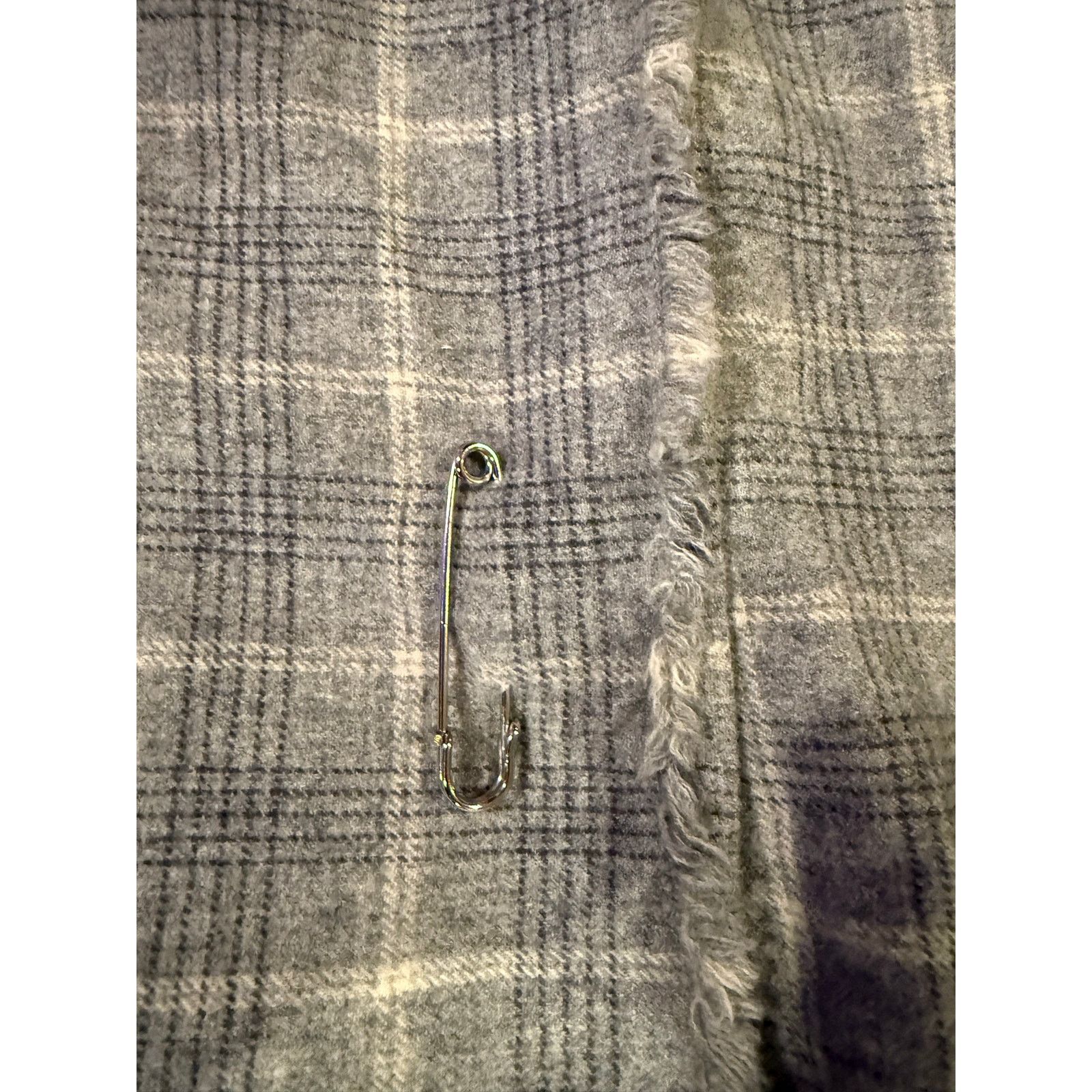 Other Vintage Gray Wool Tartan Kilt Pure New Wool Classic Plaid Size US 26 / EU 42 - 2 Thumbnail