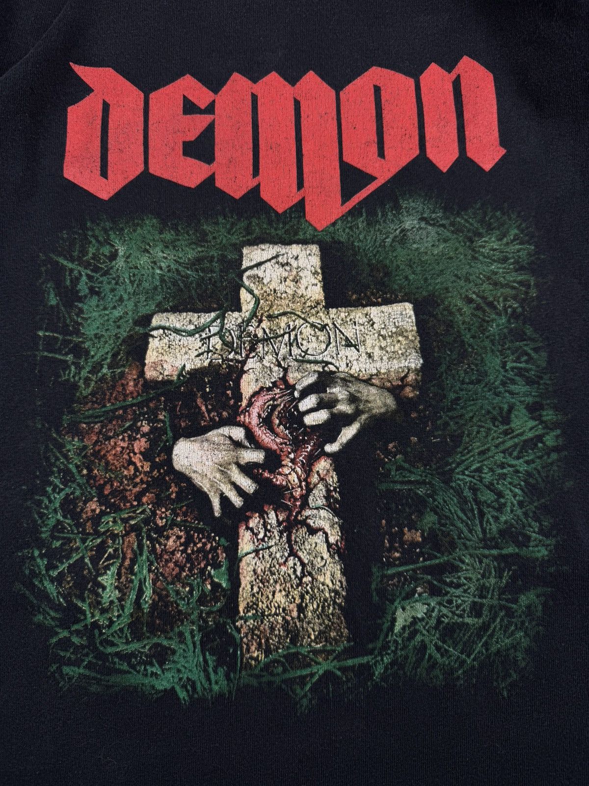 Band Tees RARE! Vintage 90s Demon night of the demon metal band tee Size US L / EU 52-54 / 3 - 6 Thumbnail