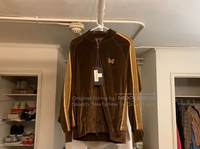 Needles Needles Butterfly Velvet Nylon Jacket Size US L / EU 52-54 / 3 - 1 Thumbnail