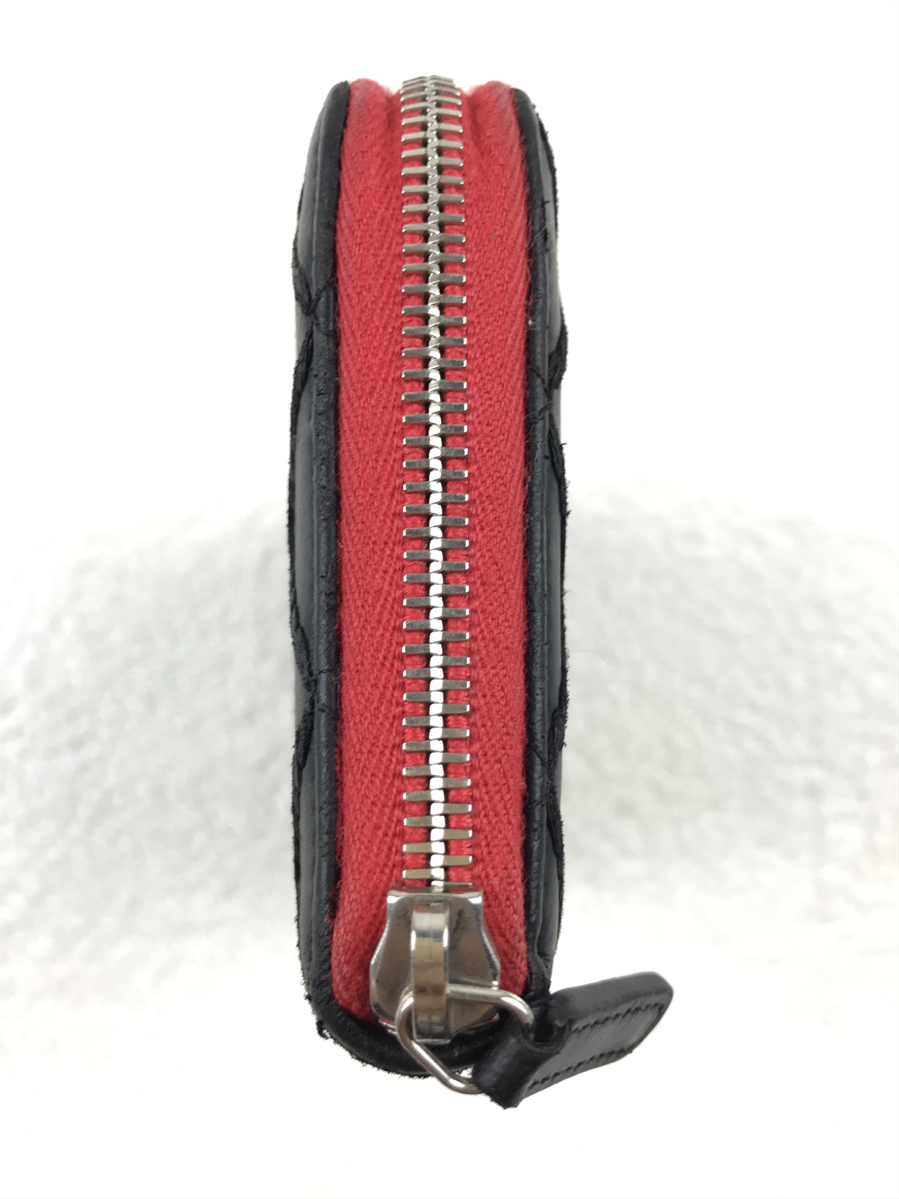 Chanel × Vintage Vintage Chanel Stitched Quilted Zip Around Long Wallet Size ONE SIZE - 4 Thumbnail