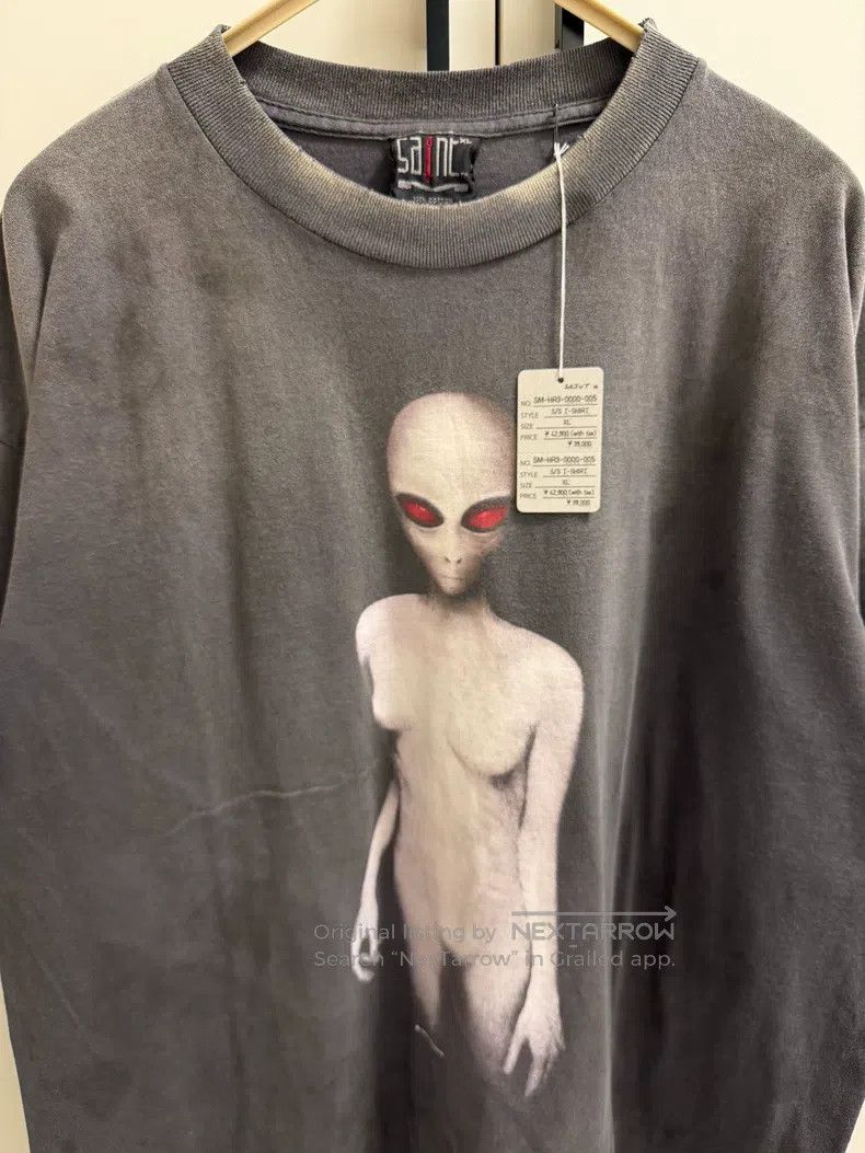 Saint Michael Saint Michael Alien washed old short sleeves Size US XL / EU 56 / 4 - 3 Thumbnail